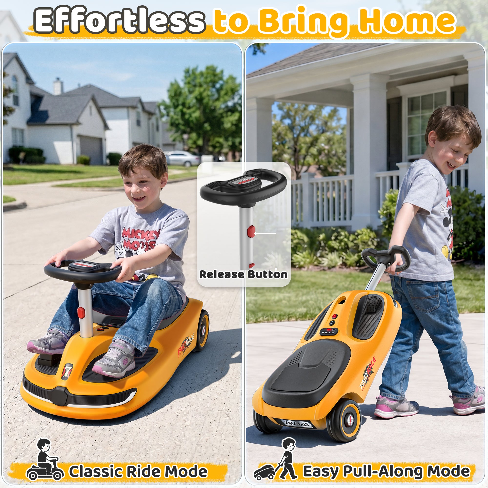 12V Kid's electric cleaning car