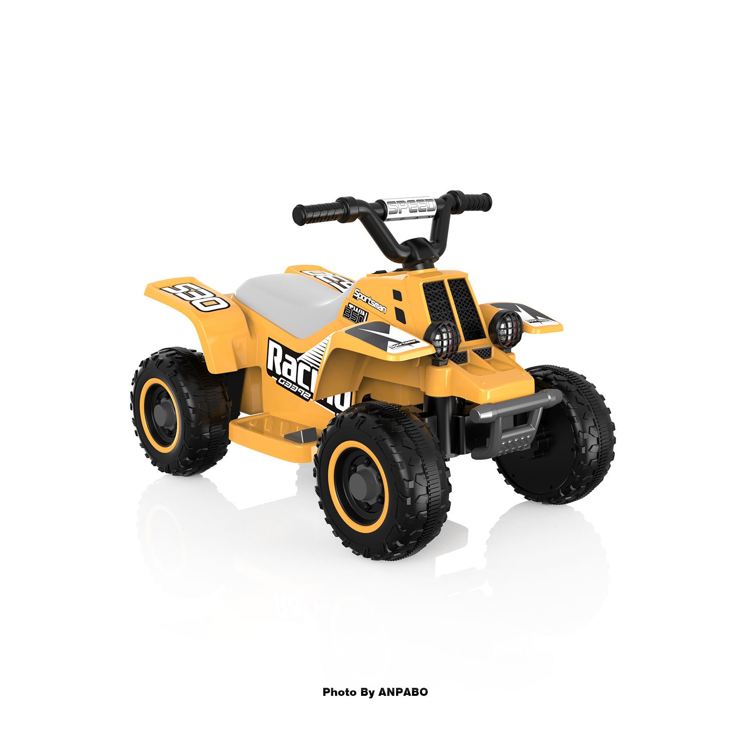 ANPABO 6V 7AH Kids Ride-On ATV - Fun, Safe Gift for Toddlers-yellow
