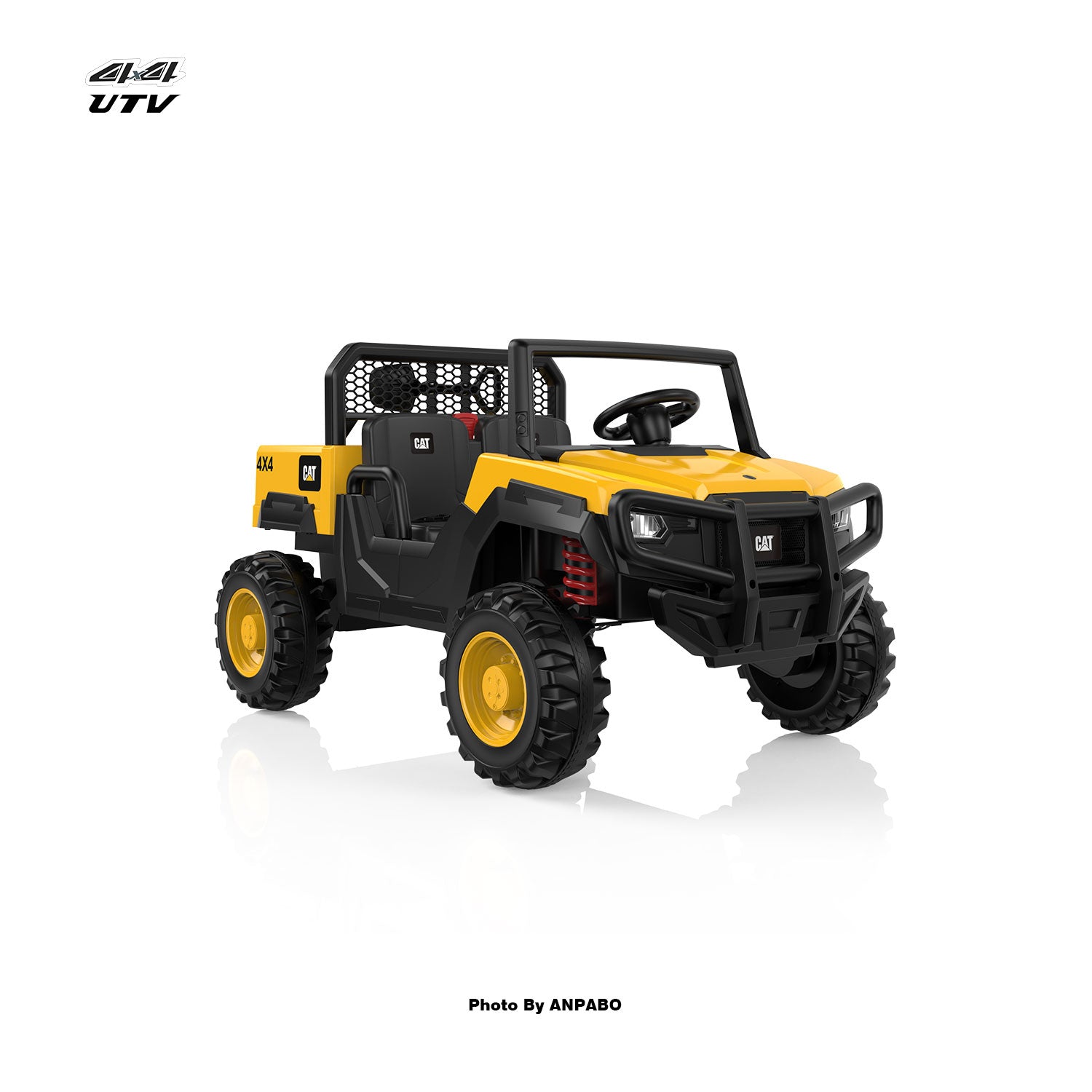 24V ANPABO Licensed Caterpillar Ride On Dump Truck with Remote Control