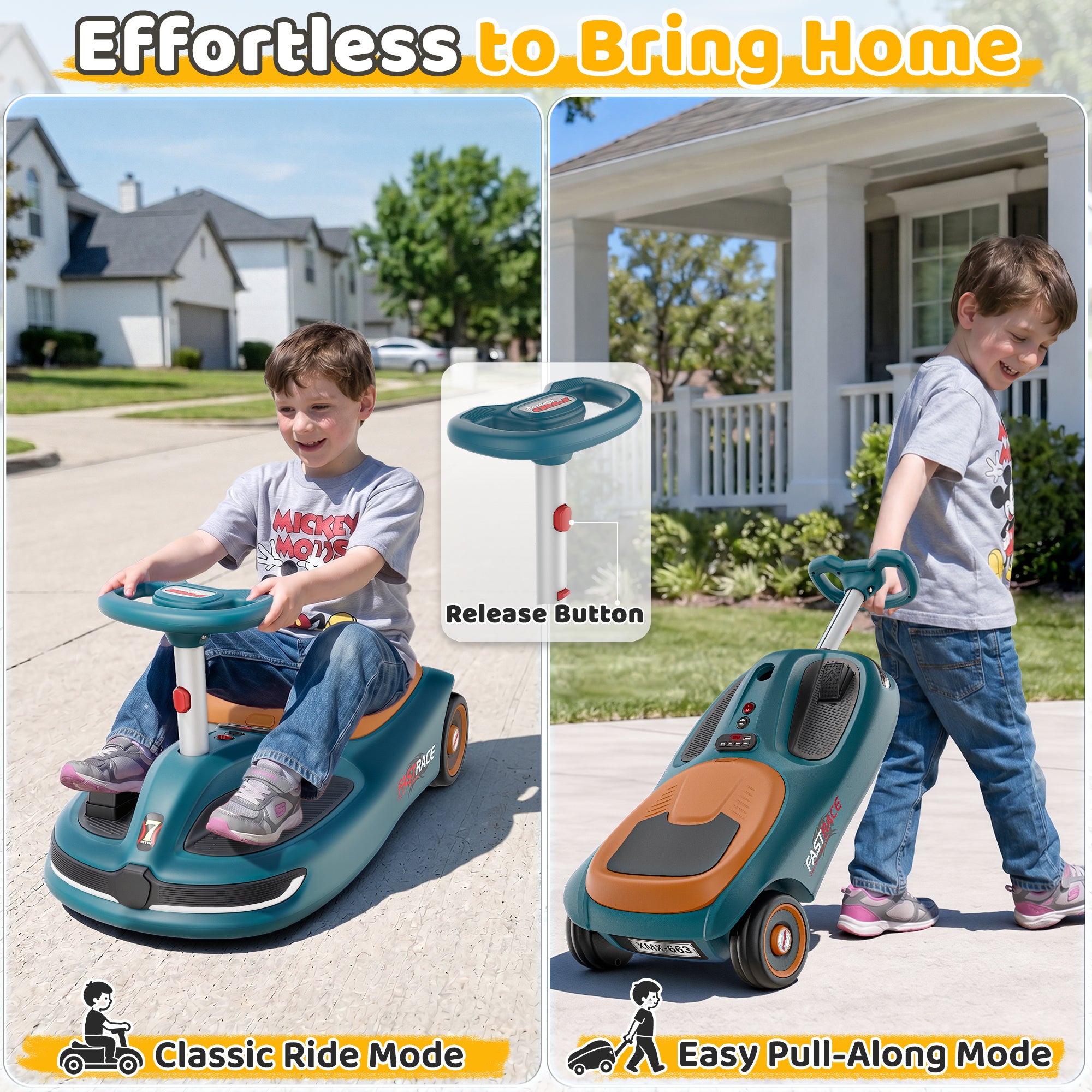 12V Kid's electric cleaning car