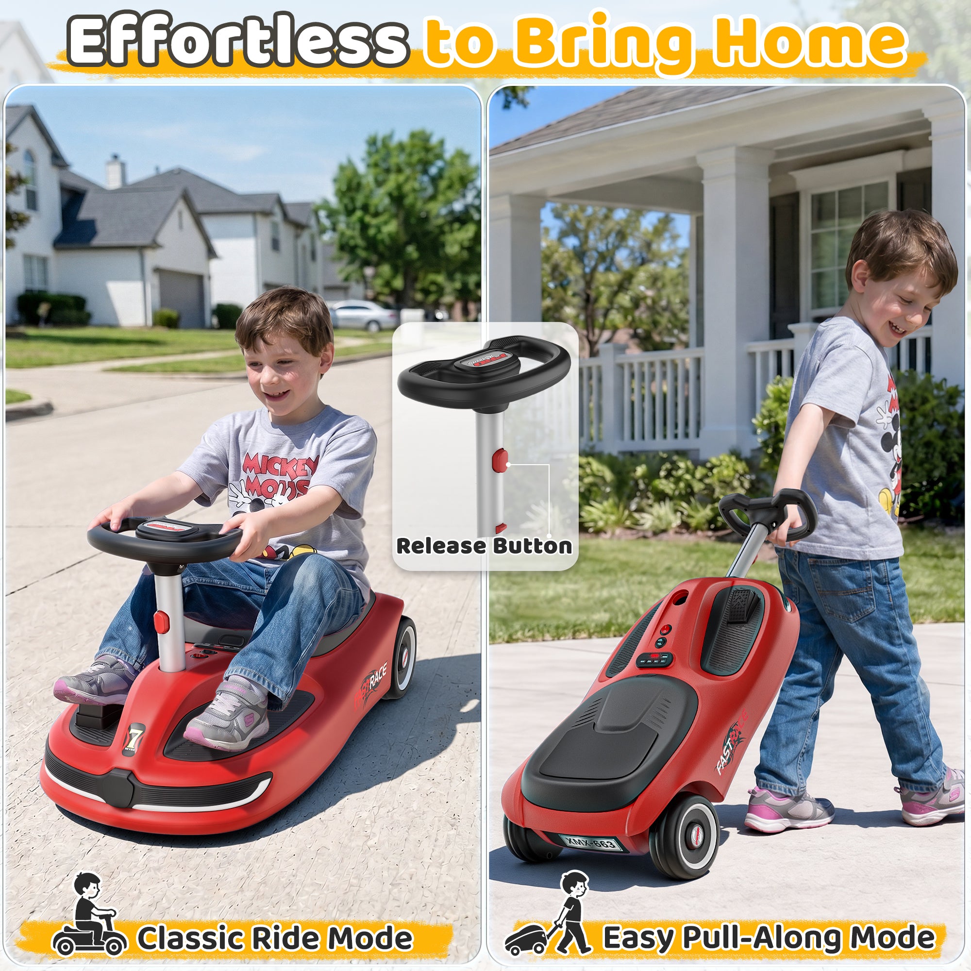 12V Kid's electric cleaning car