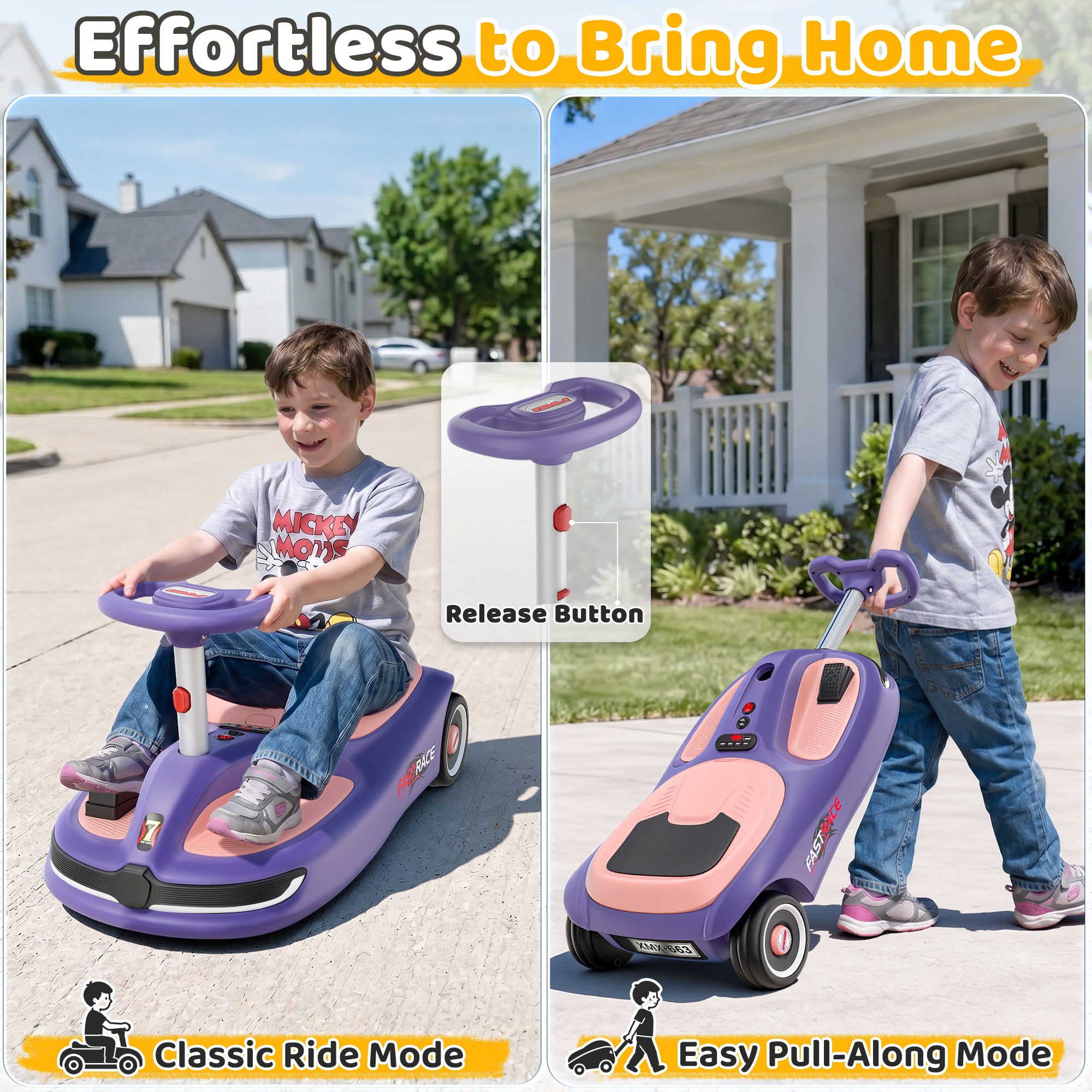 12V Kid's electric cleaning car