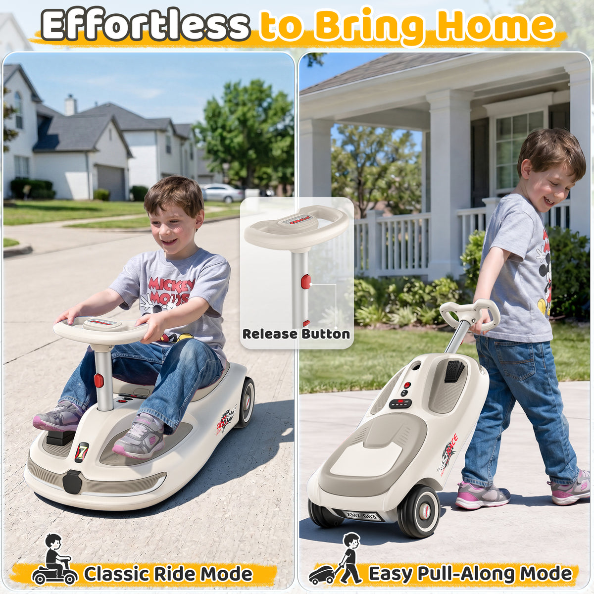 12V Kid's electric cleaning car