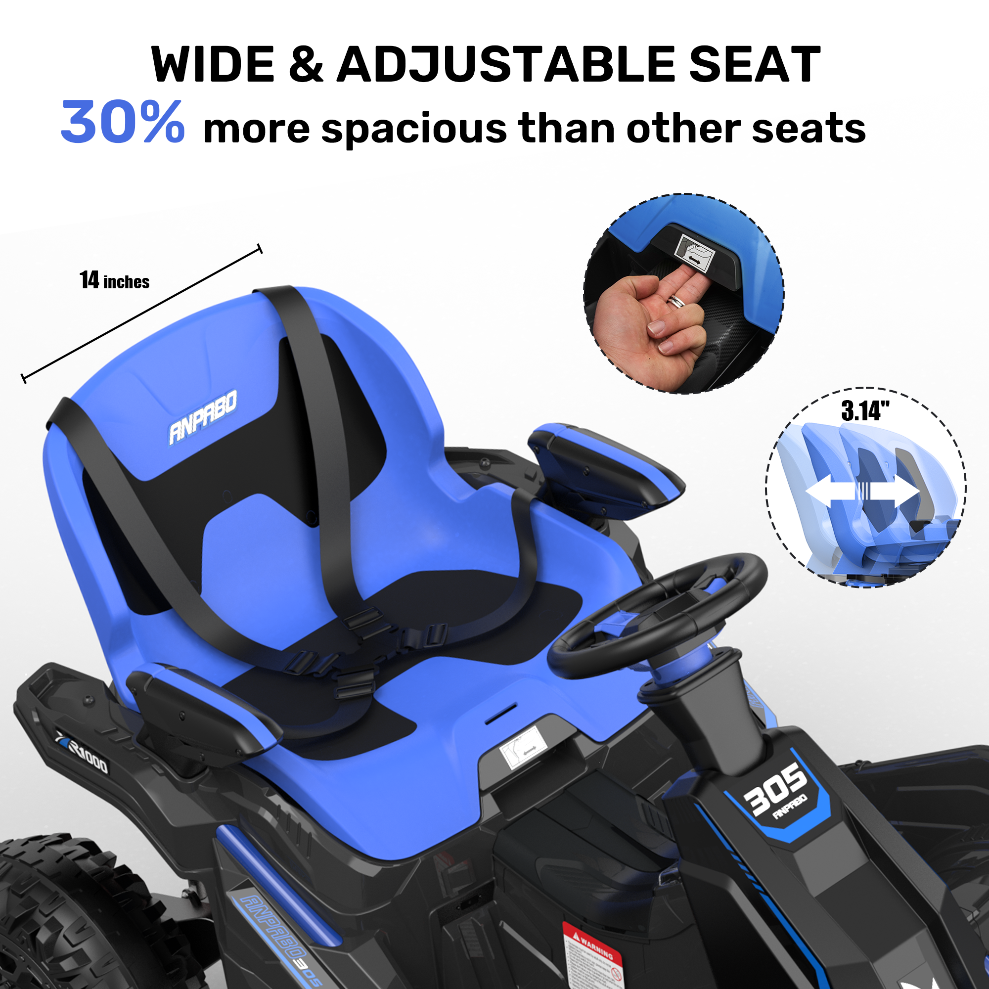 24V 4x200W 4WD Ride-On Buggy