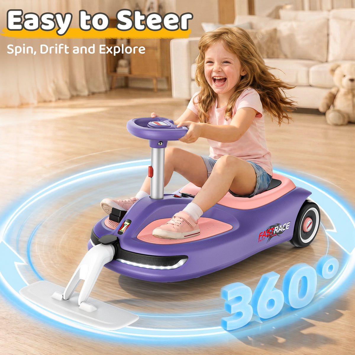 12V Kid's electric cleaning car