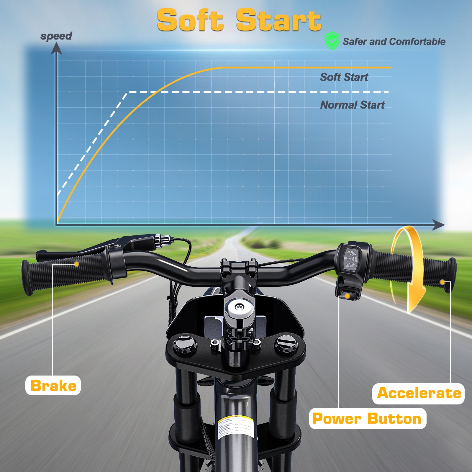 ANPABO  36V 16" Kids Electric Balance Bike-red