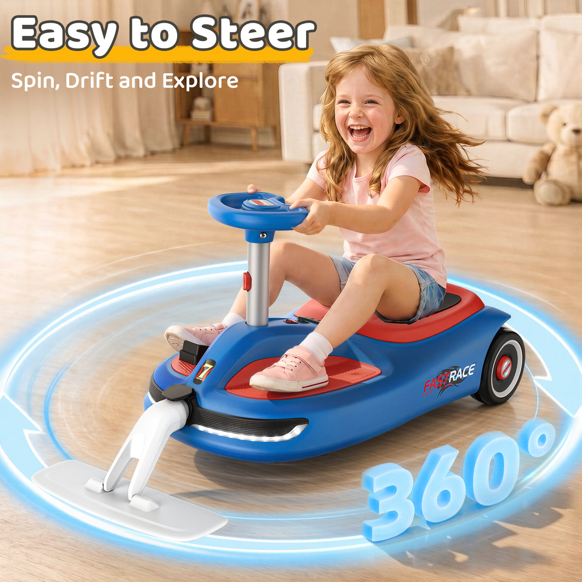 12V Kid's electric cleaning car