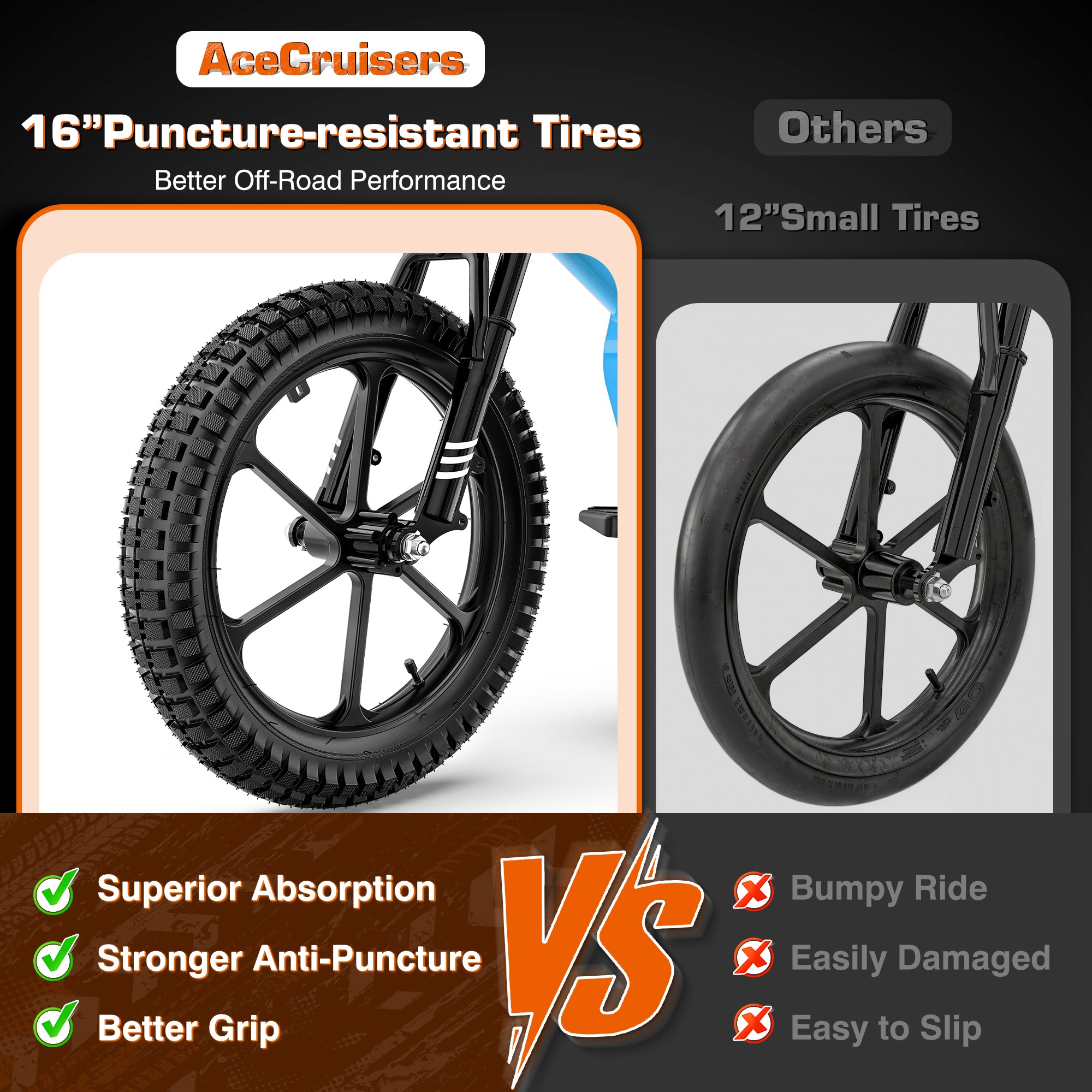 36V 16" Kids Electric Dirt Bike-B0GH6PZVCB