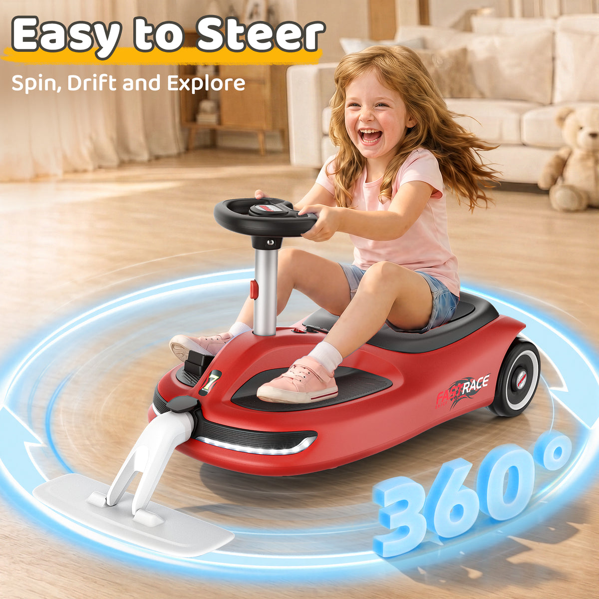 12V Kid's electric cleaning car