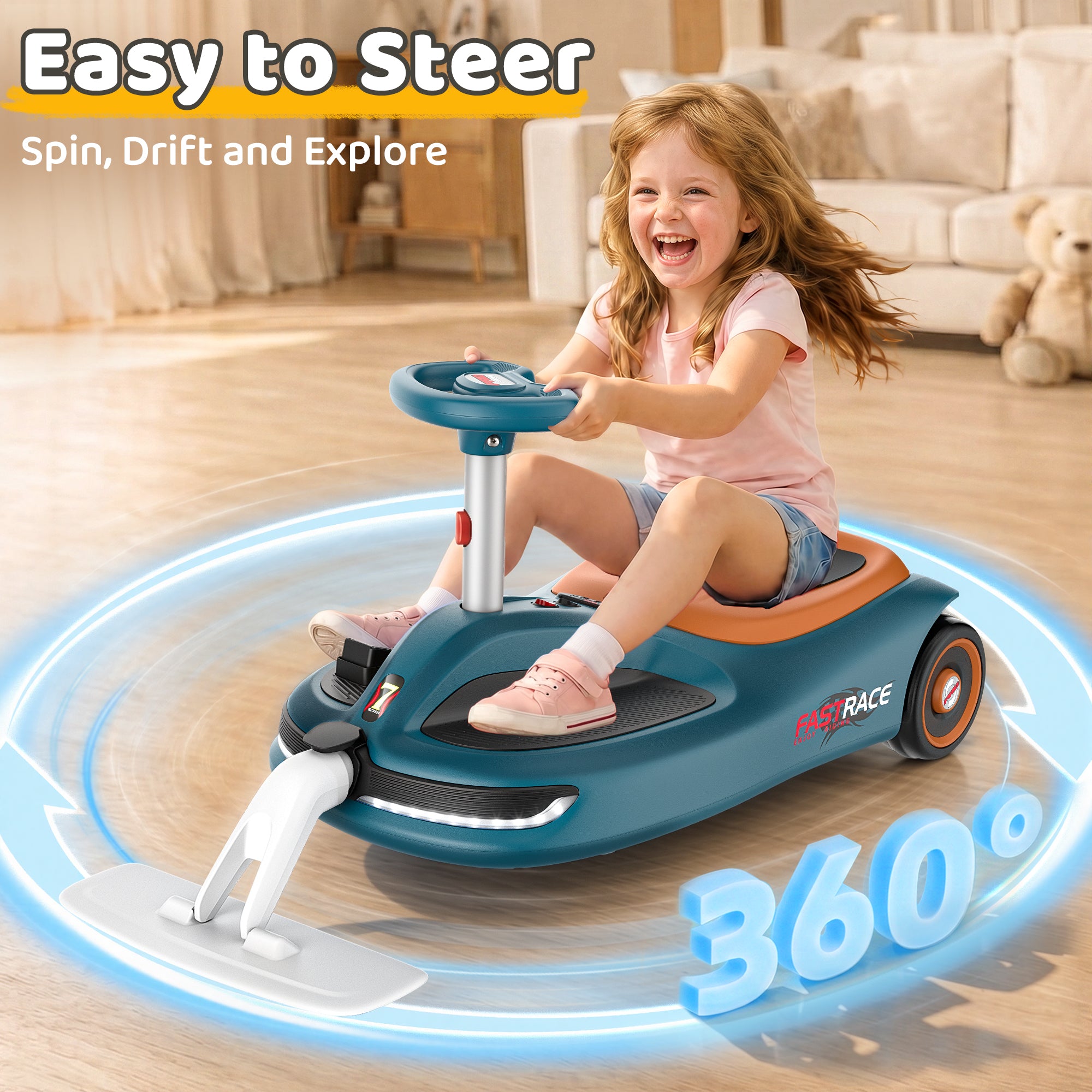 12V Kid's electric cleaning car