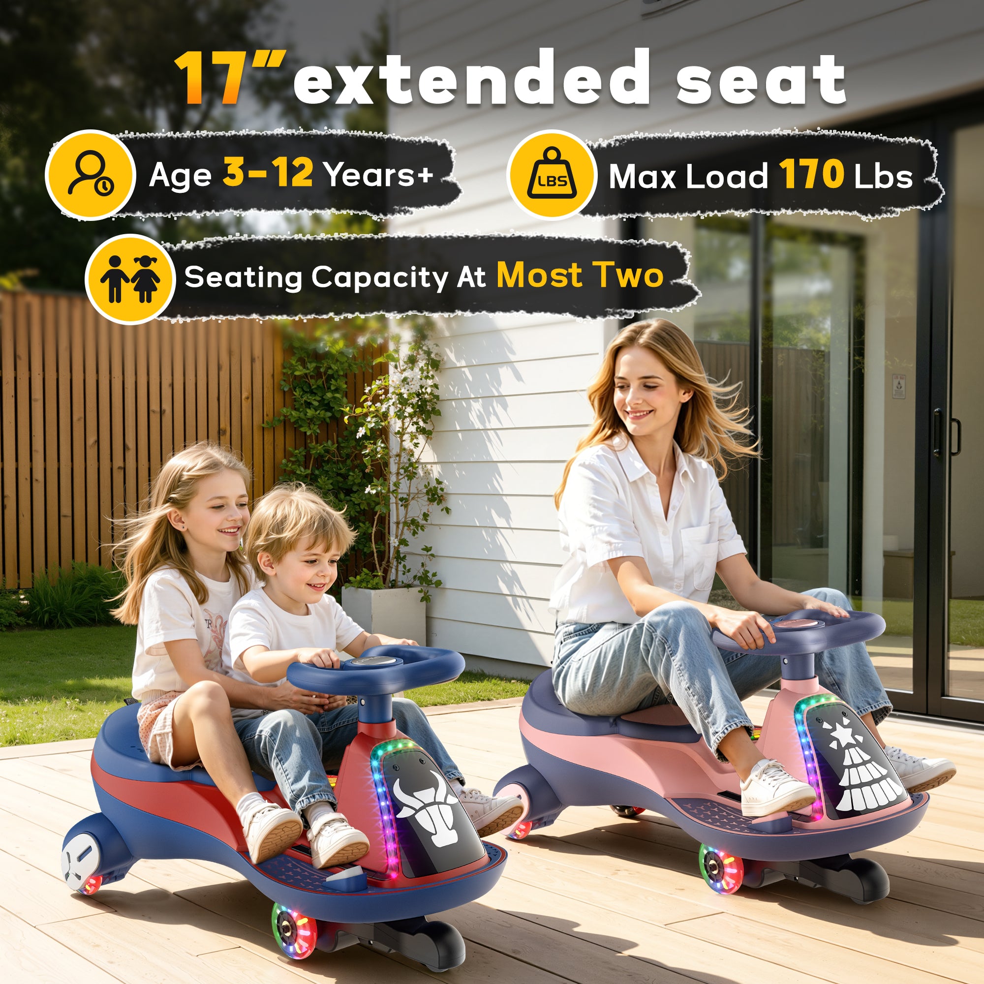 12V Electric Wiggle Car