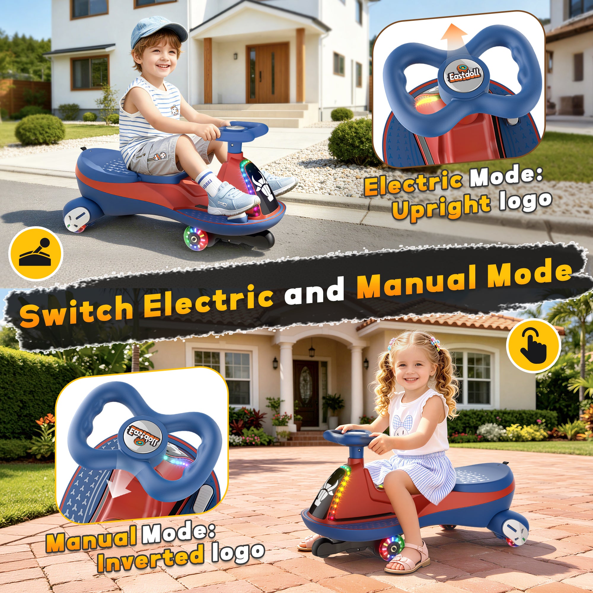 12V Electric Wiggle Car