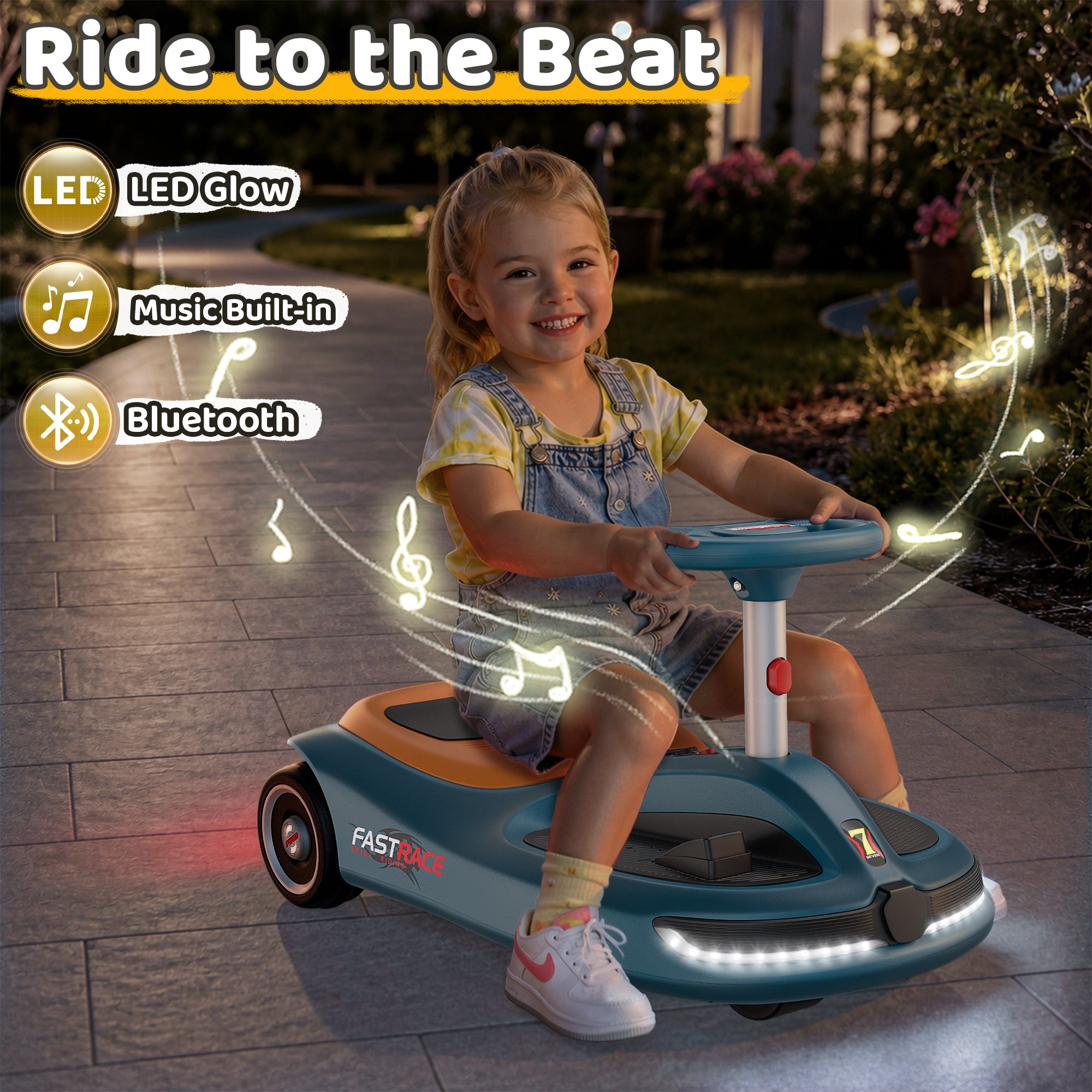 12V Kid's electric cleaning car