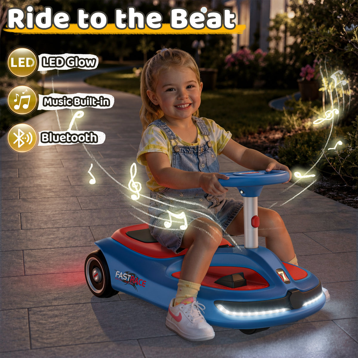 12V Kid's electric cleaning car