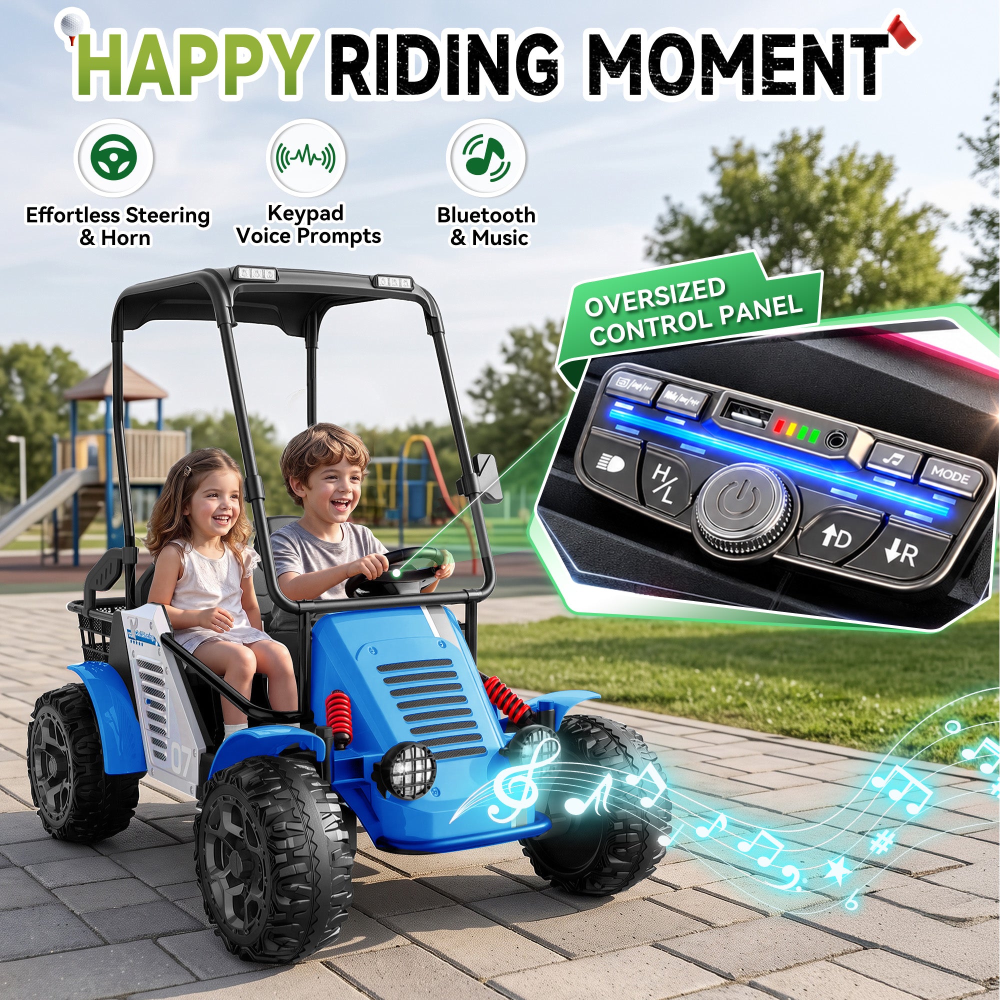 ANPABO G7 Birdie 24V 2-Seater Kids Golf Cart