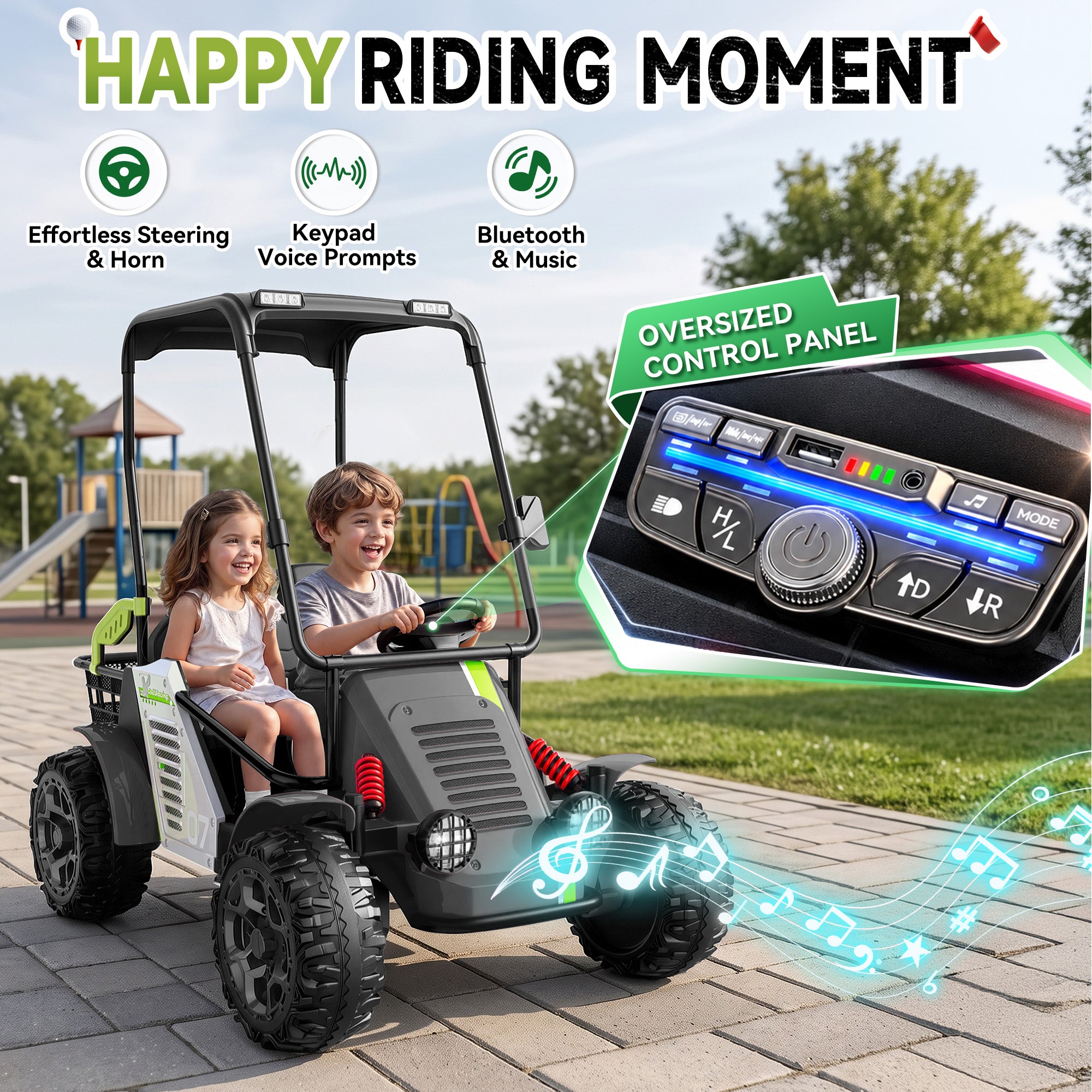 ANPABO G7 Birdie 24V 2-Seater Kids Golf Cart