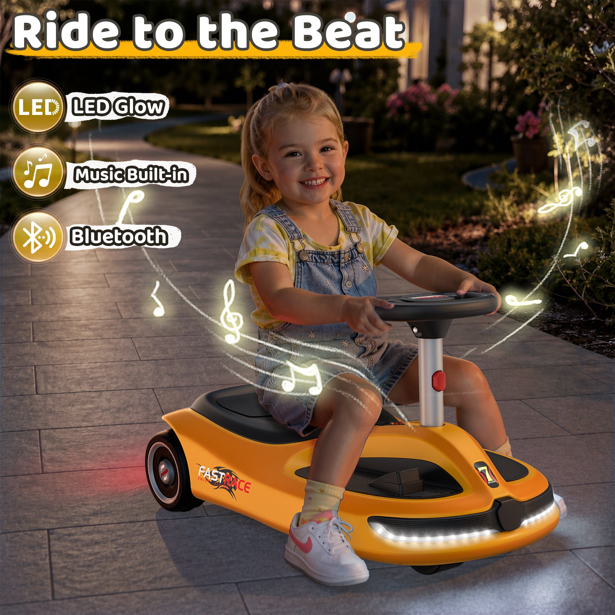 12V Kid's electric cleaning car