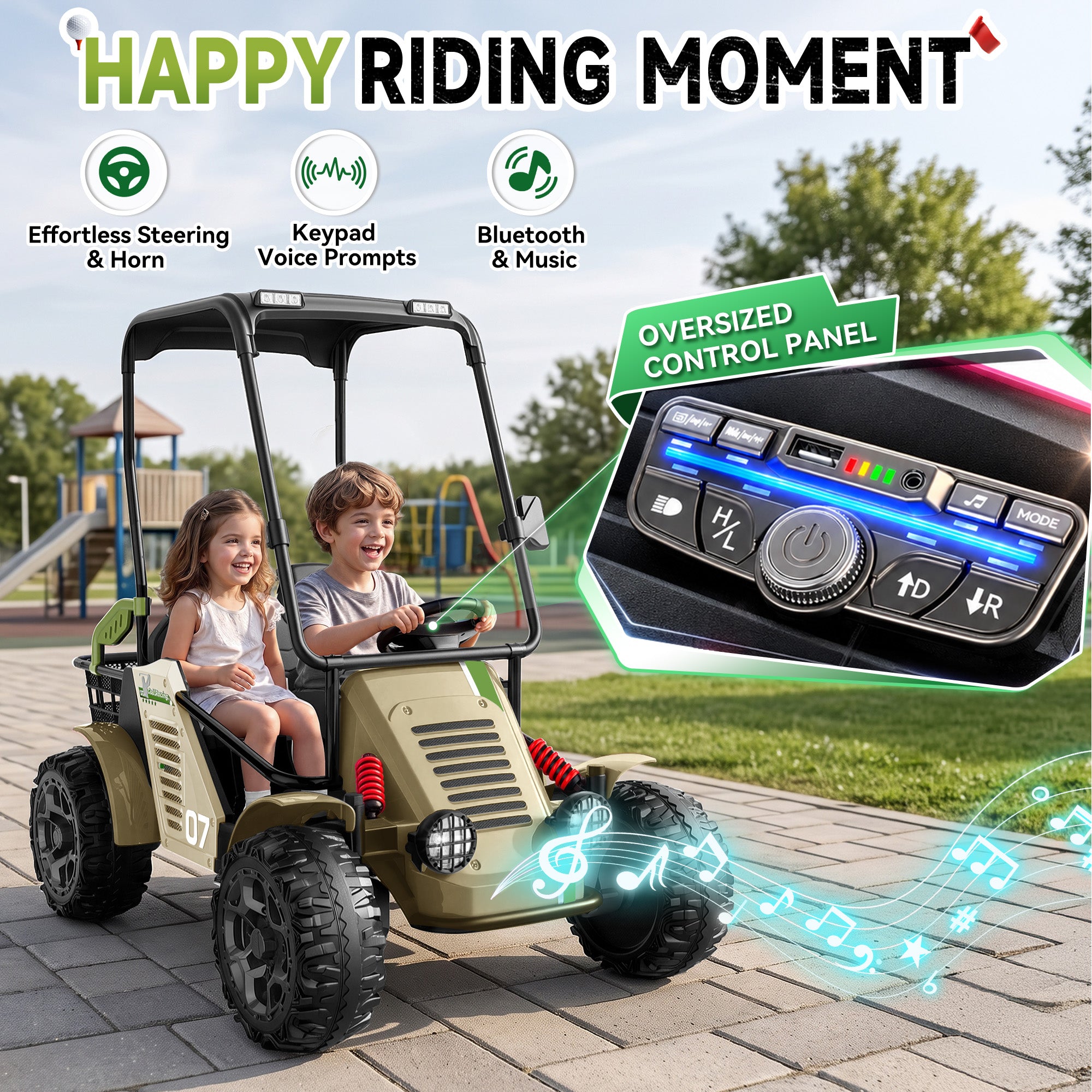 ANPABO G7 Birdie 24V 2-Seater Kids Golf Cart
