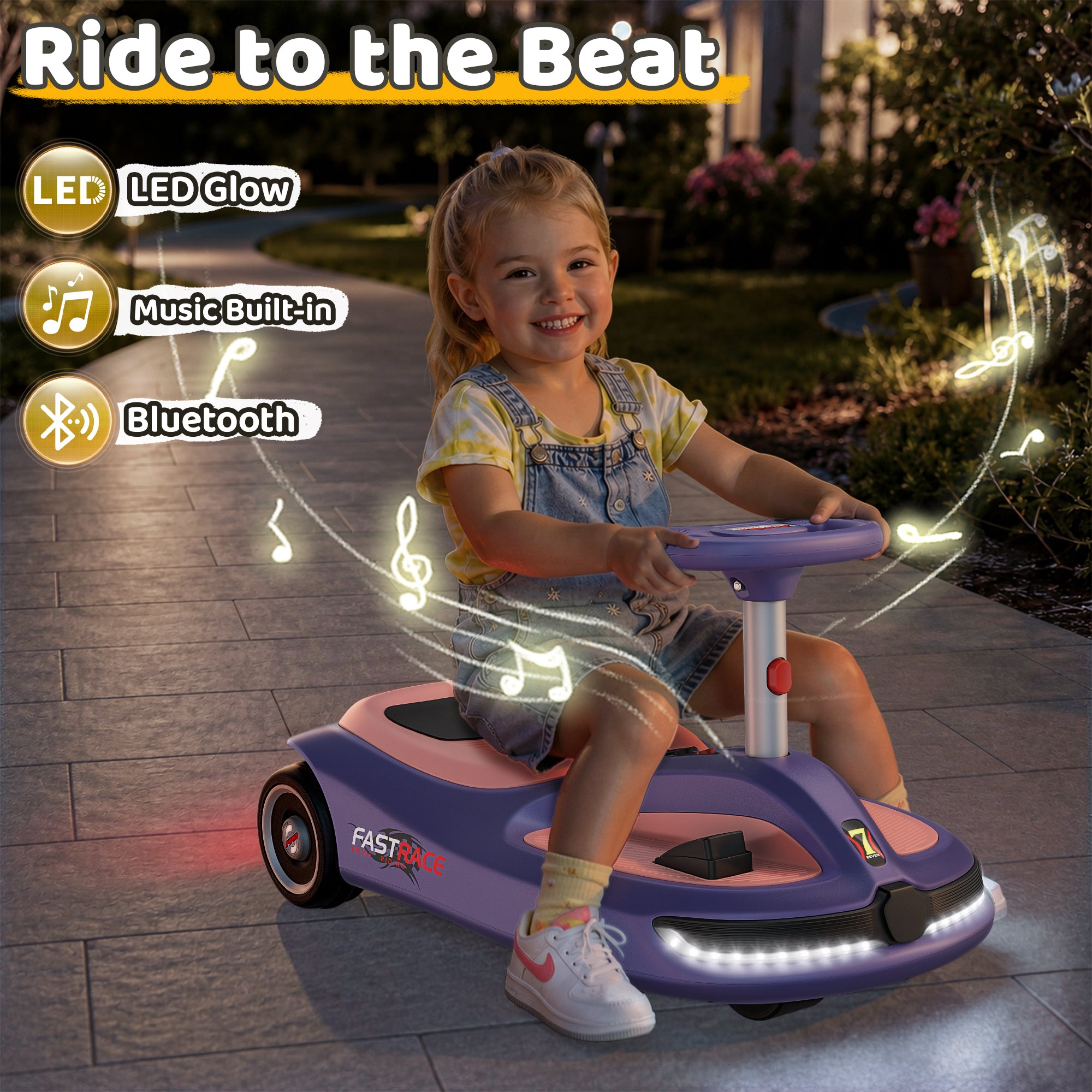 12V Kid's electric cleaning car