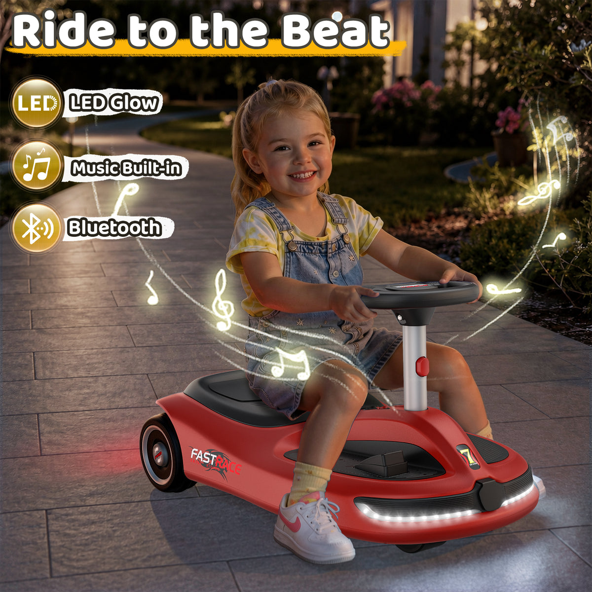 12V Kid's electric cleaning car