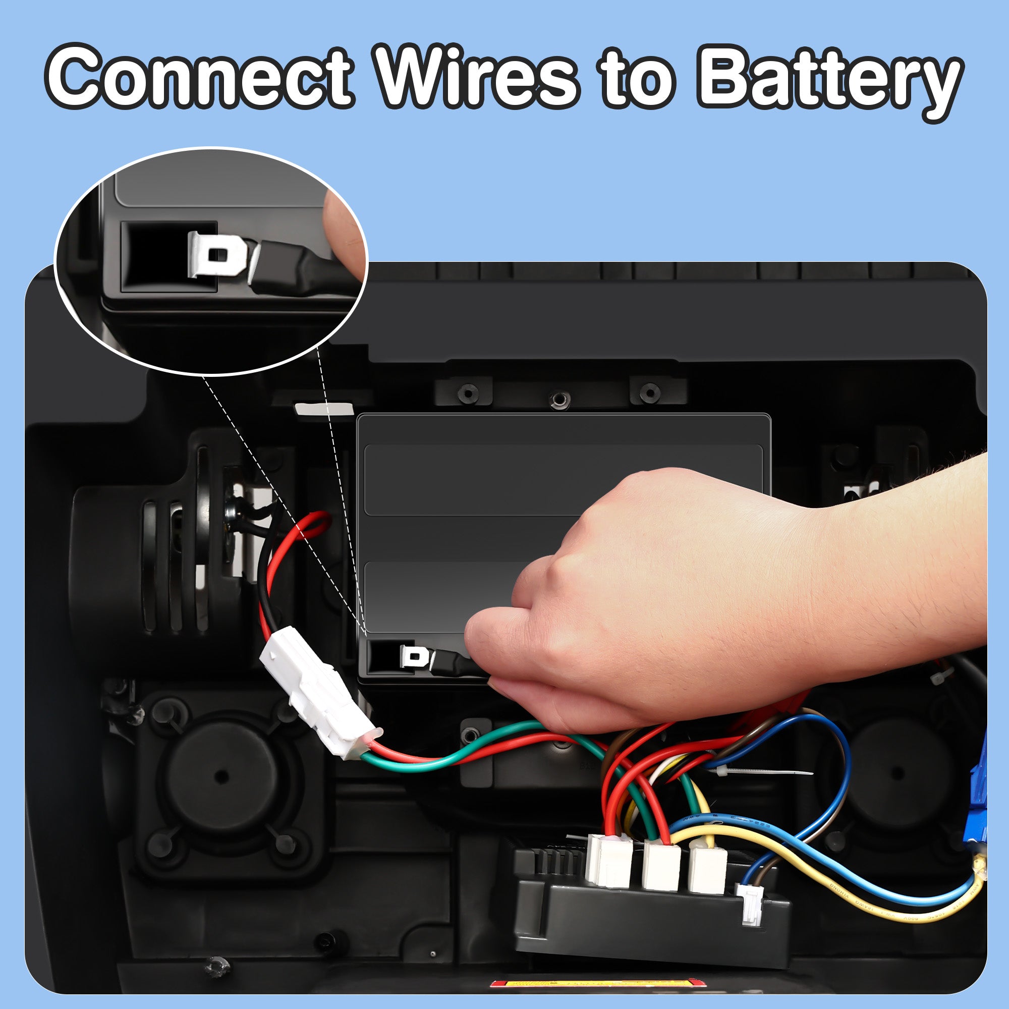 24V 7Ah SLA Battery with F2 Terminals for Kids' 24V Ride-On Cars