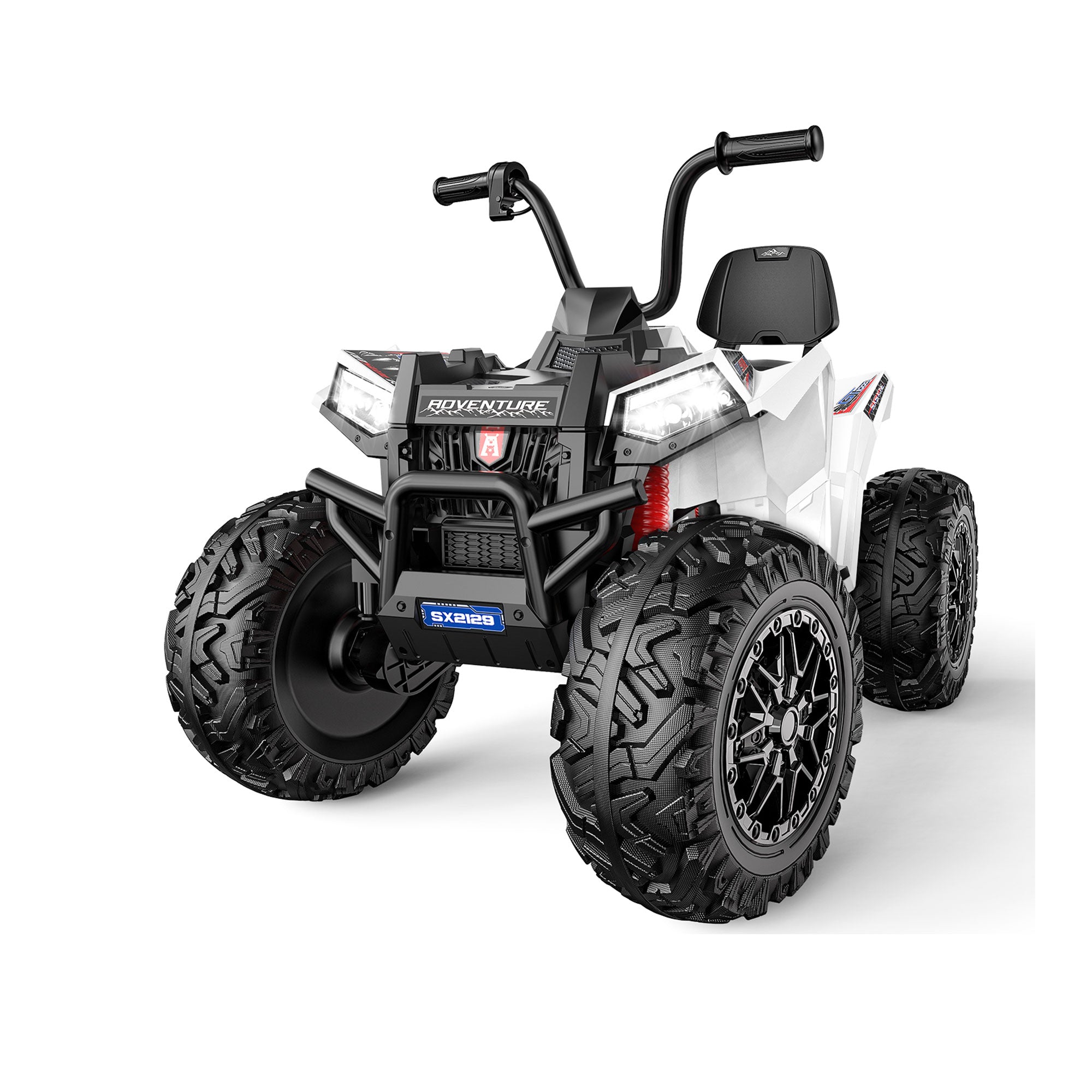 24V High-Performance Heavy-Duty Kids Ride-On ATV-white