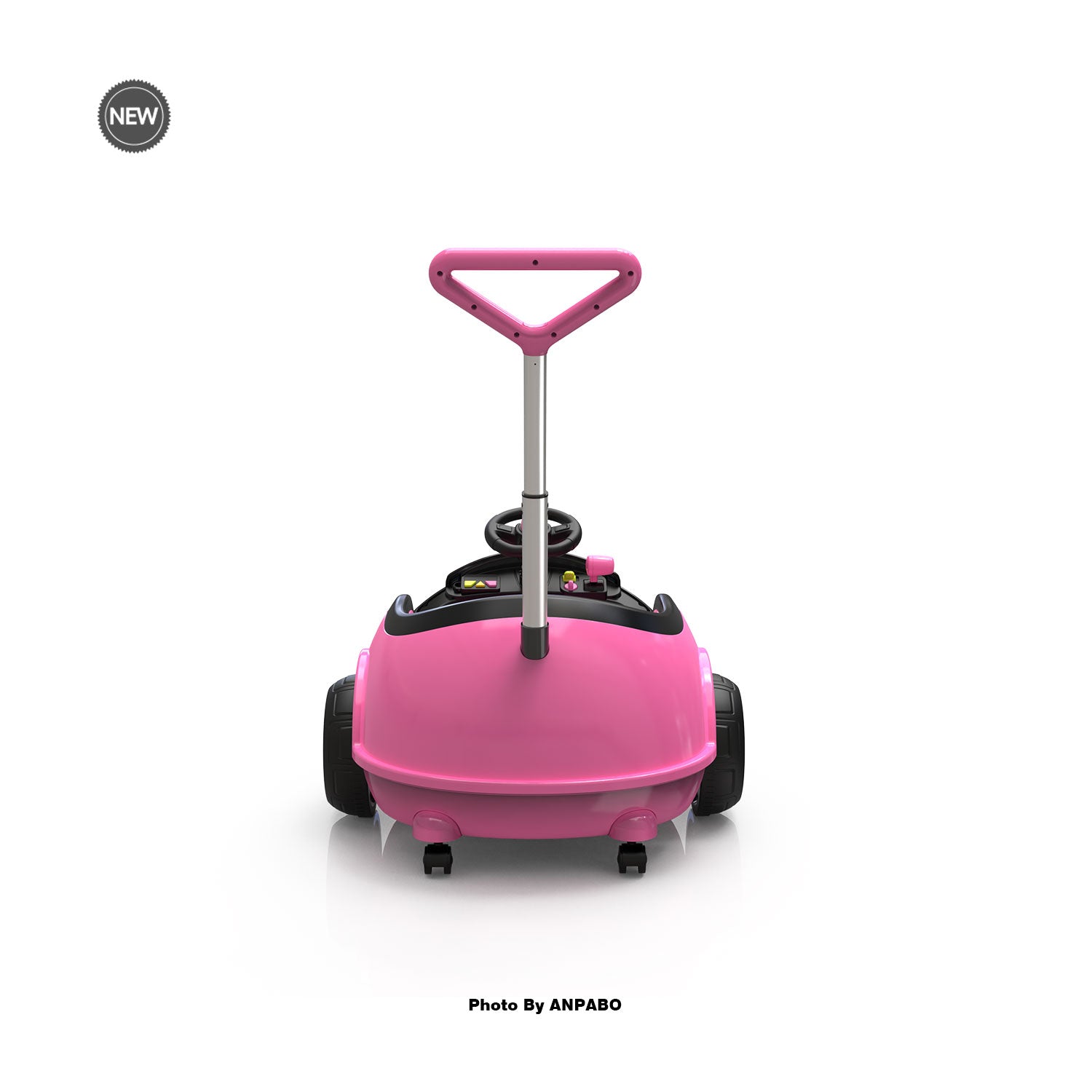 12V 3-In-1 Ride On Car Designed to Grow With Your Child-pink