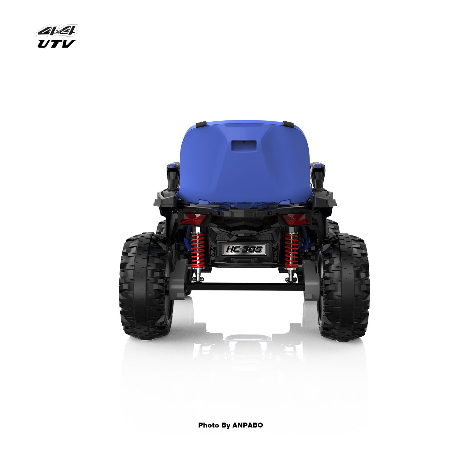 24V ANPABODirect Terrain Ride-On Buggy with Remote-blue