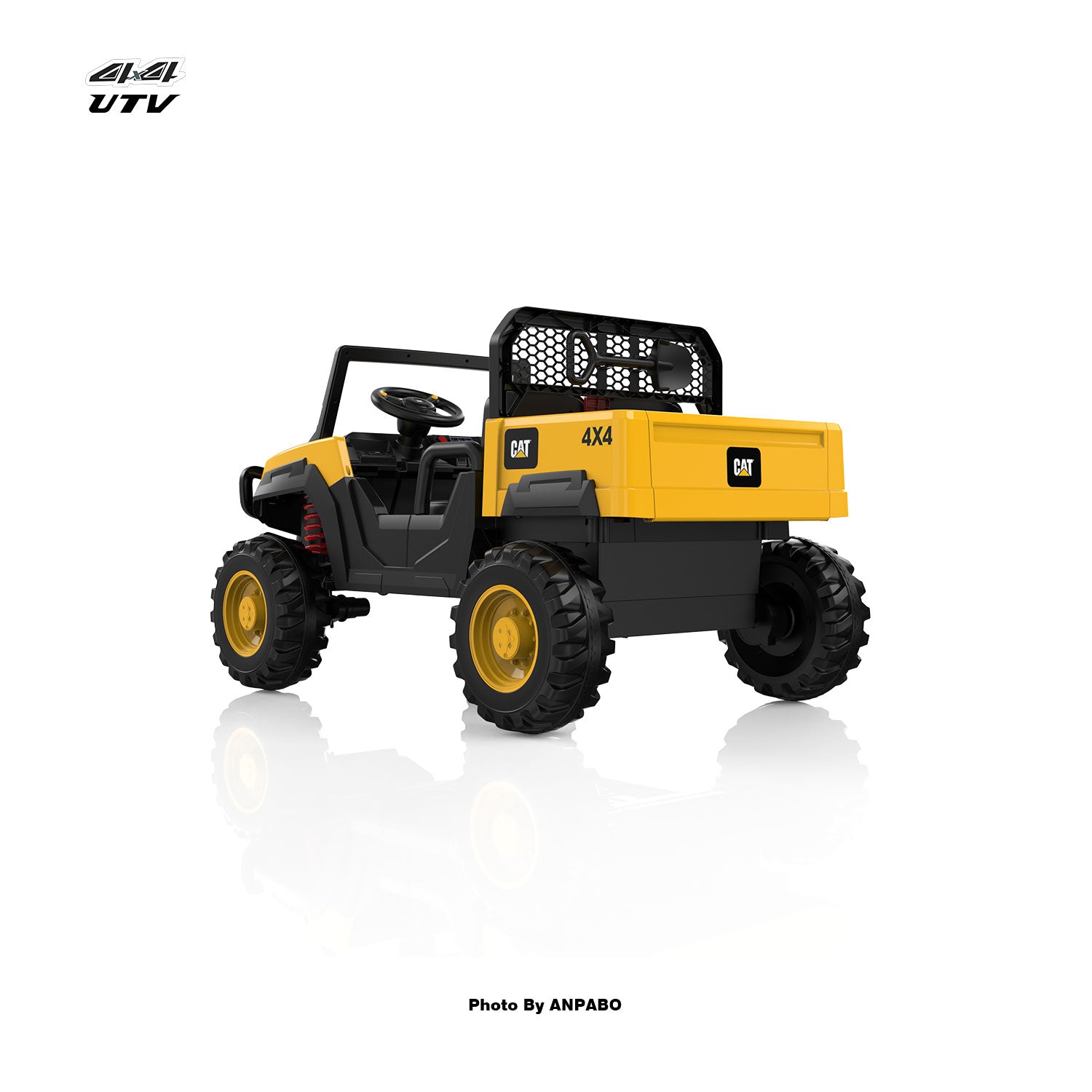 24V ANPABO Licensed Caterpillar Ride On Dump Truck with Remote Control