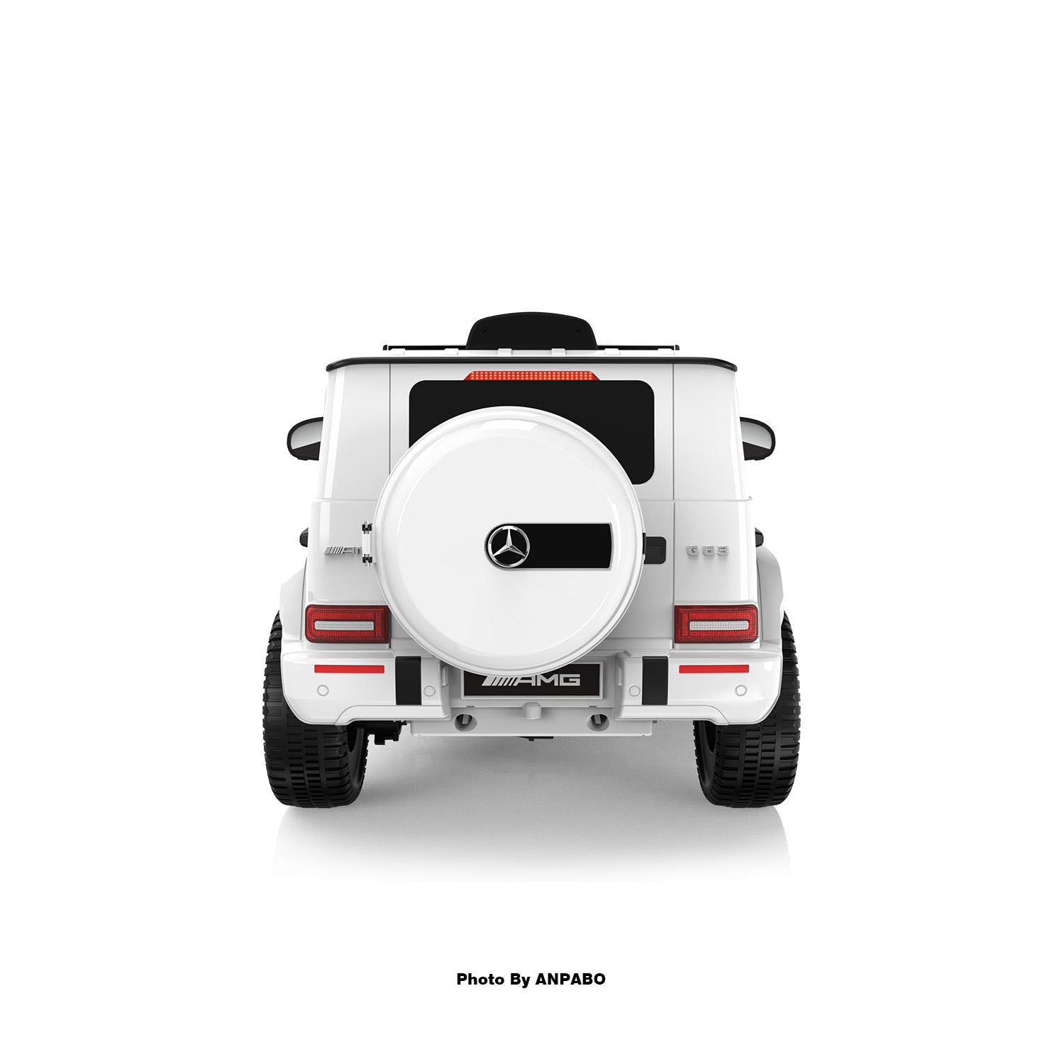 12V 2-Seater Mercedes-Benz Licensed G63 Kids Ride On Car/SUV with Remote Control-white