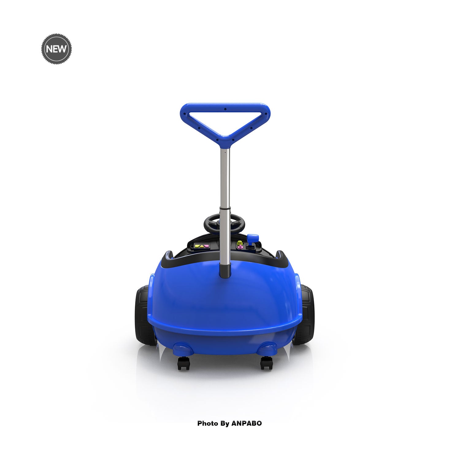 12V 3-In-1 Ride On Car Designed to Grow With Your Child-blue