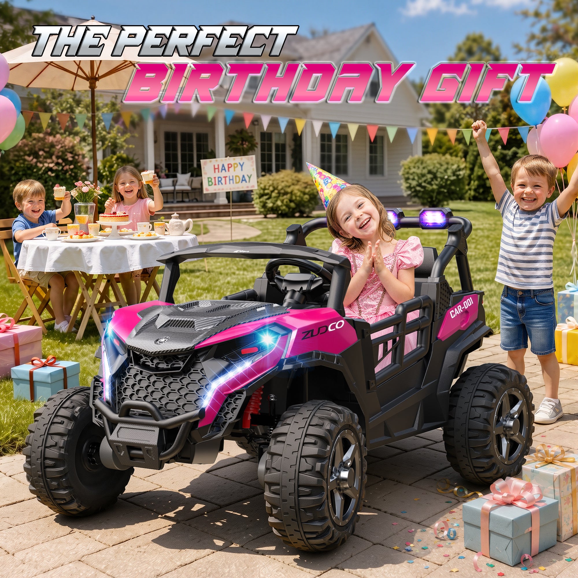 24V 4x200W 2-Seater Ride-On UTV