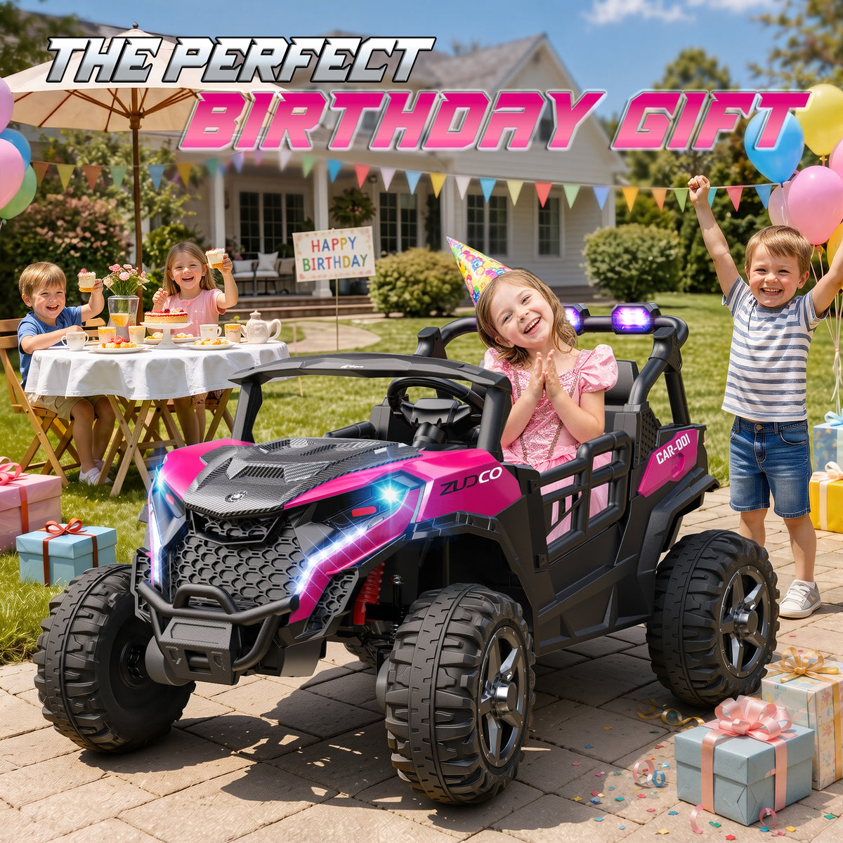 24V 4x200W 2-Seater Ride-On UTV