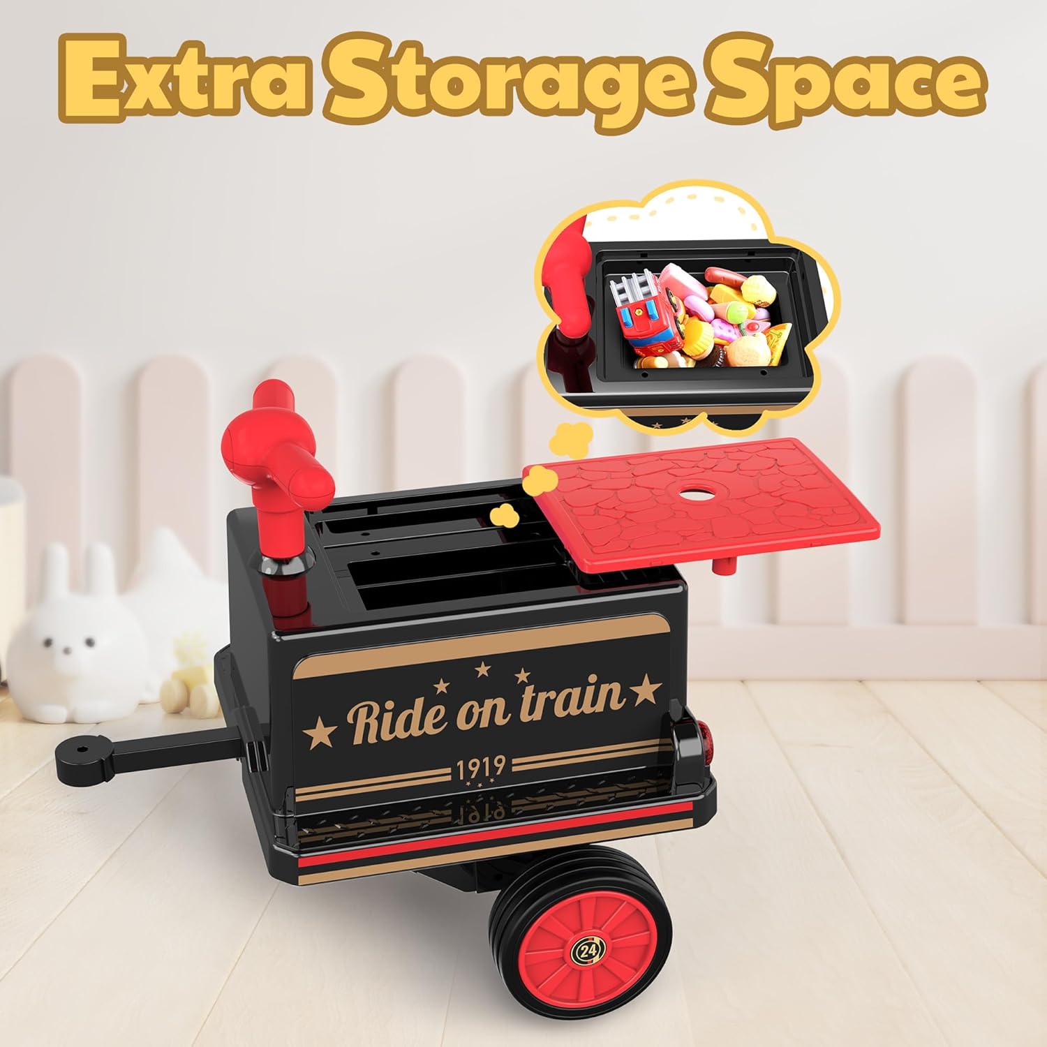 12V Trackless Ride-On Train Set
