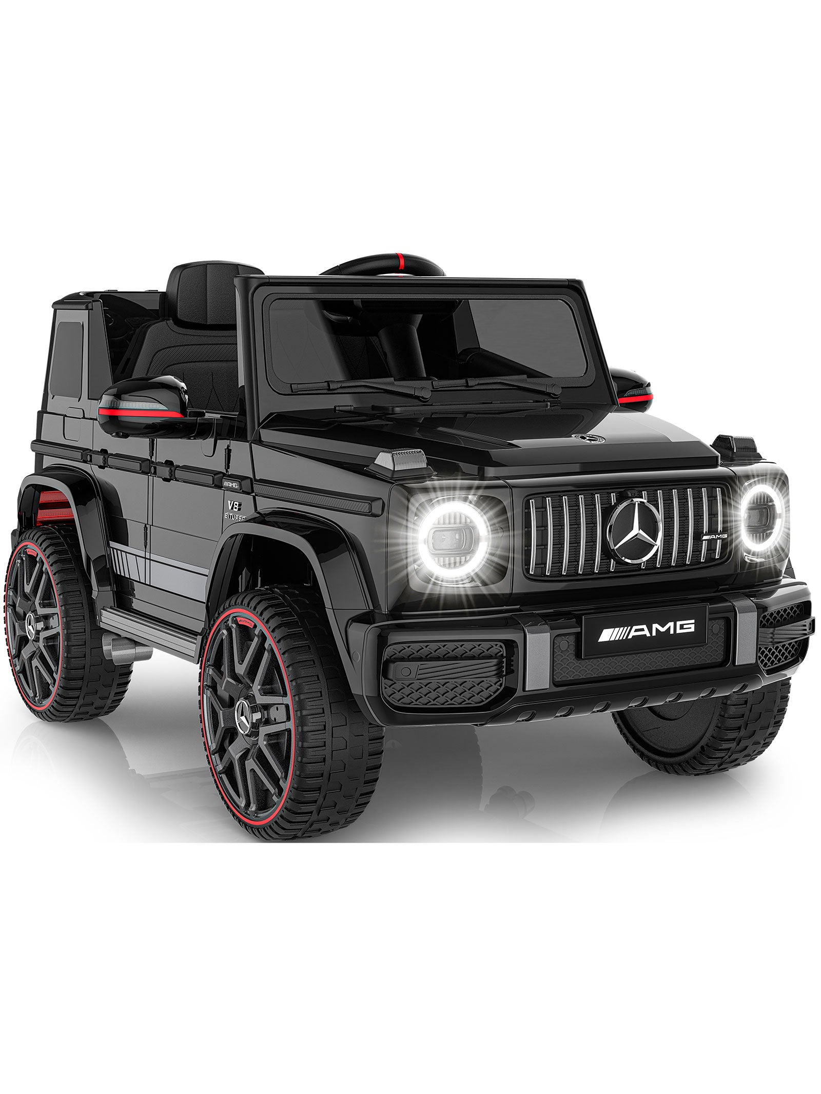 12V Mercedes-Benz Licensed G63 Kids Ride On Car/SUV with Remote Control-black