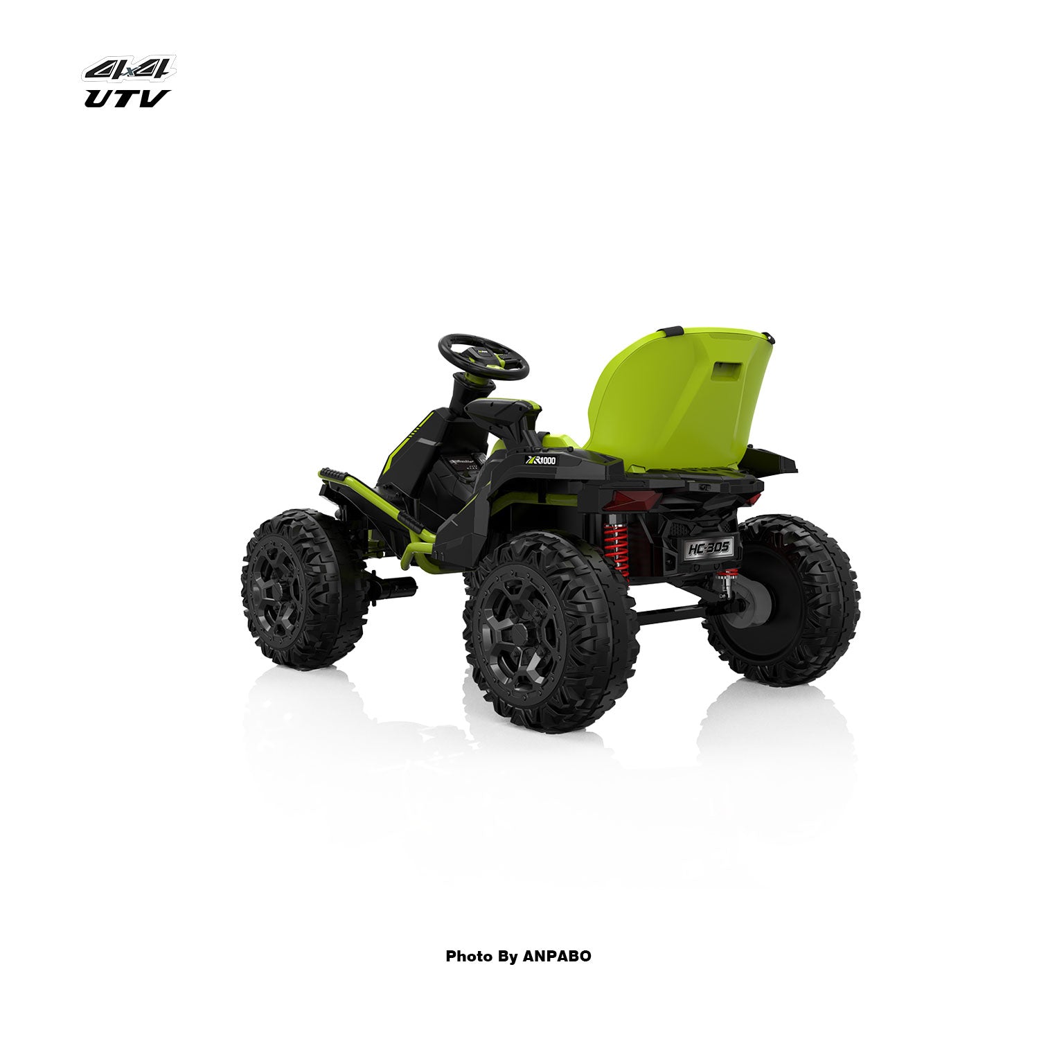 24V ANPOBO Direct Terrain Ride-On Buggy with Remote-green