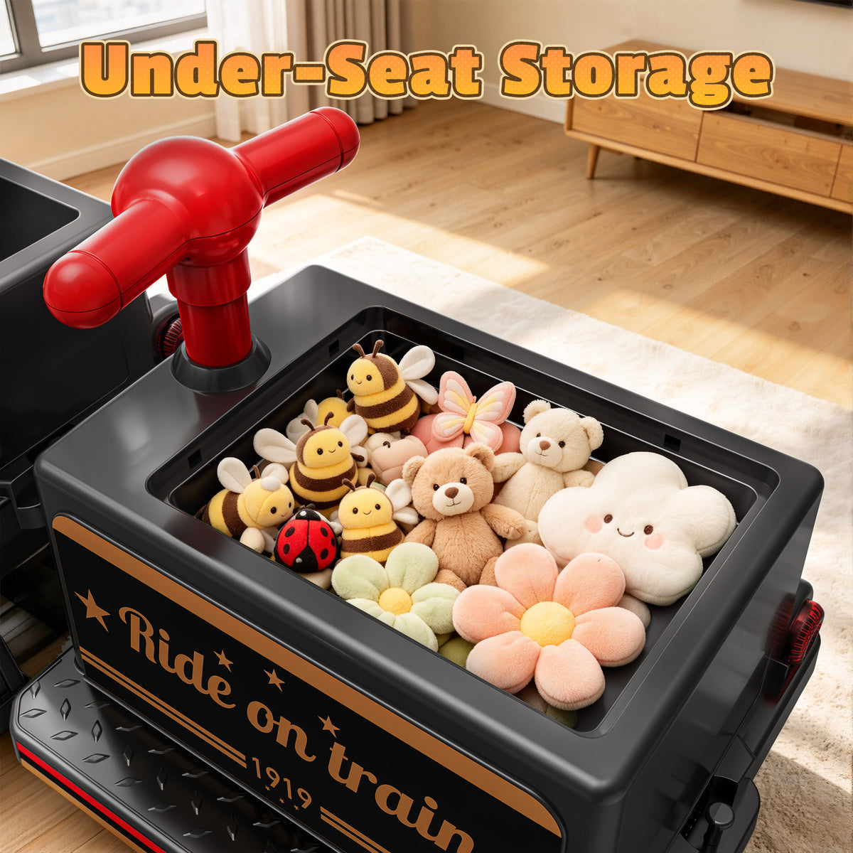 12V Trackless Ride-On Train Set