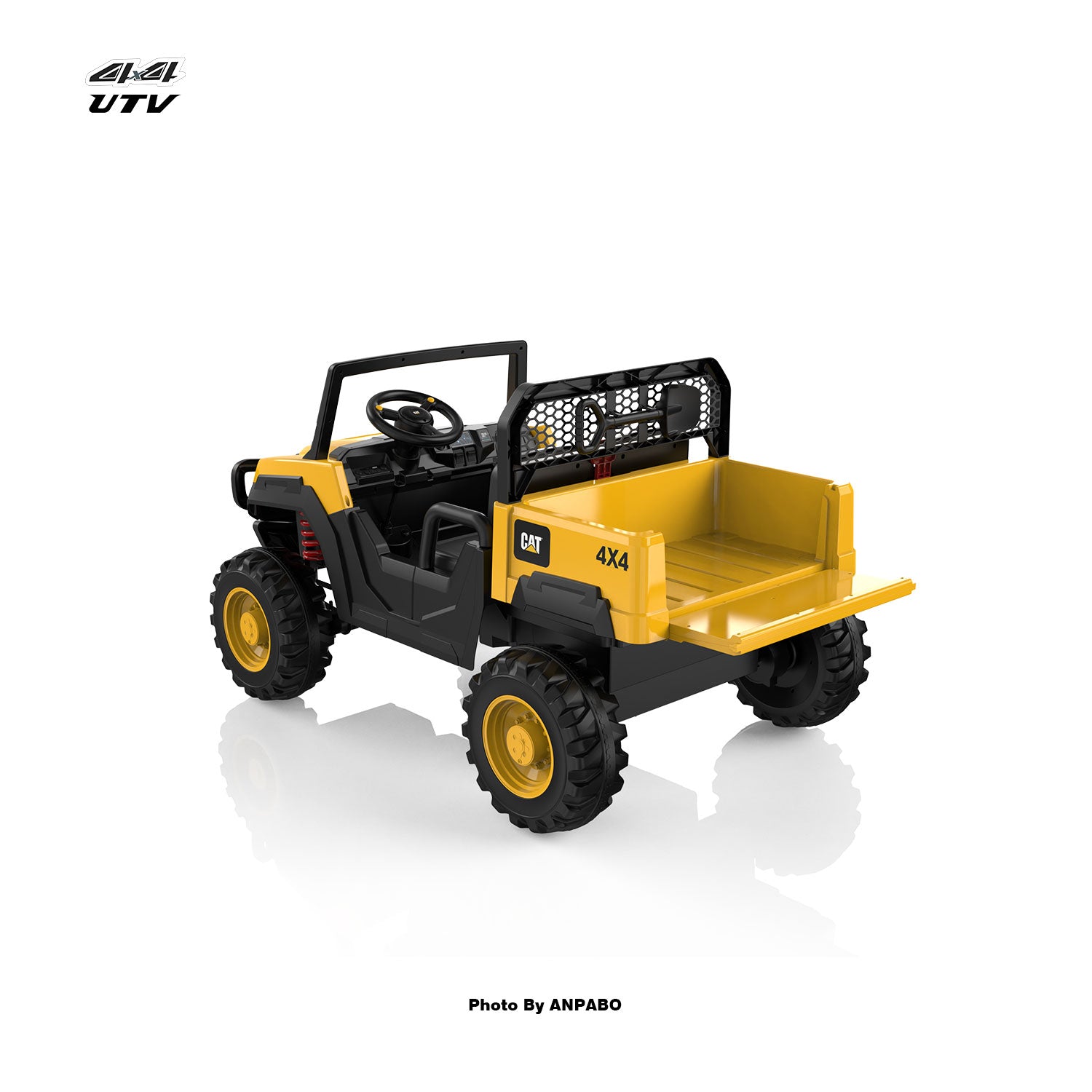 24V ANPABO Licensed Caterpillar Ride On Dump Truck with Remote Control