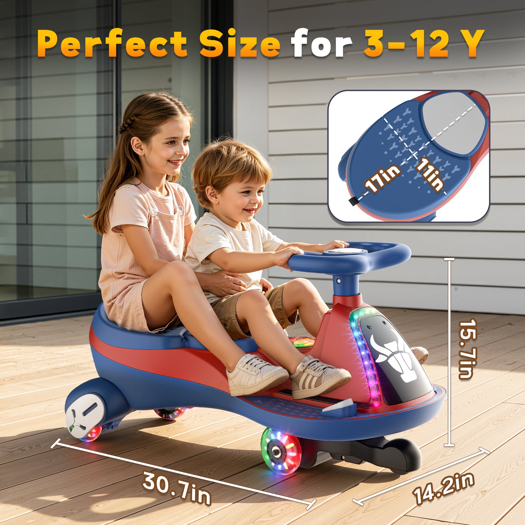 12V Electric Wiggle Car