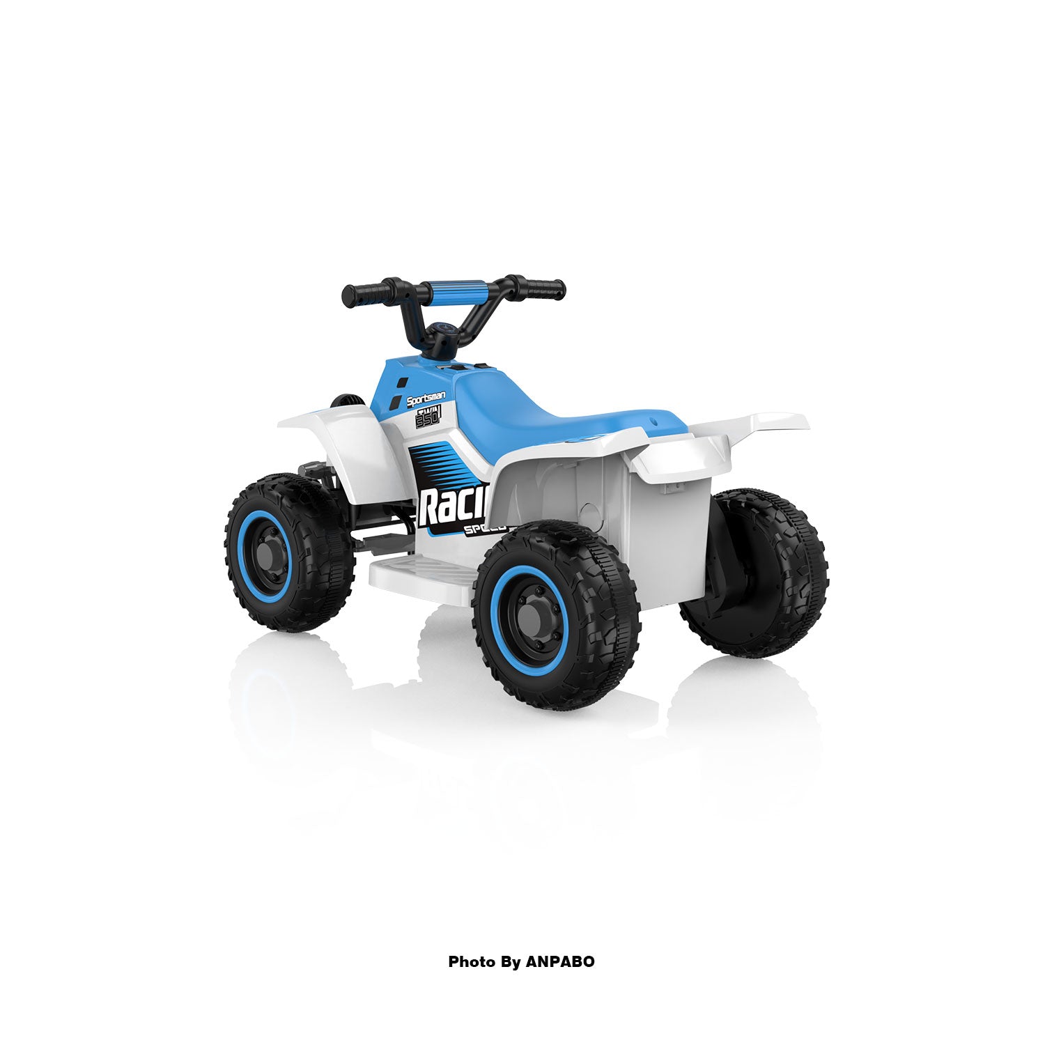 ANPABO 6V 7AH Kids Ride-On ATV - Fun, Safe Gift for Toddlers-blue