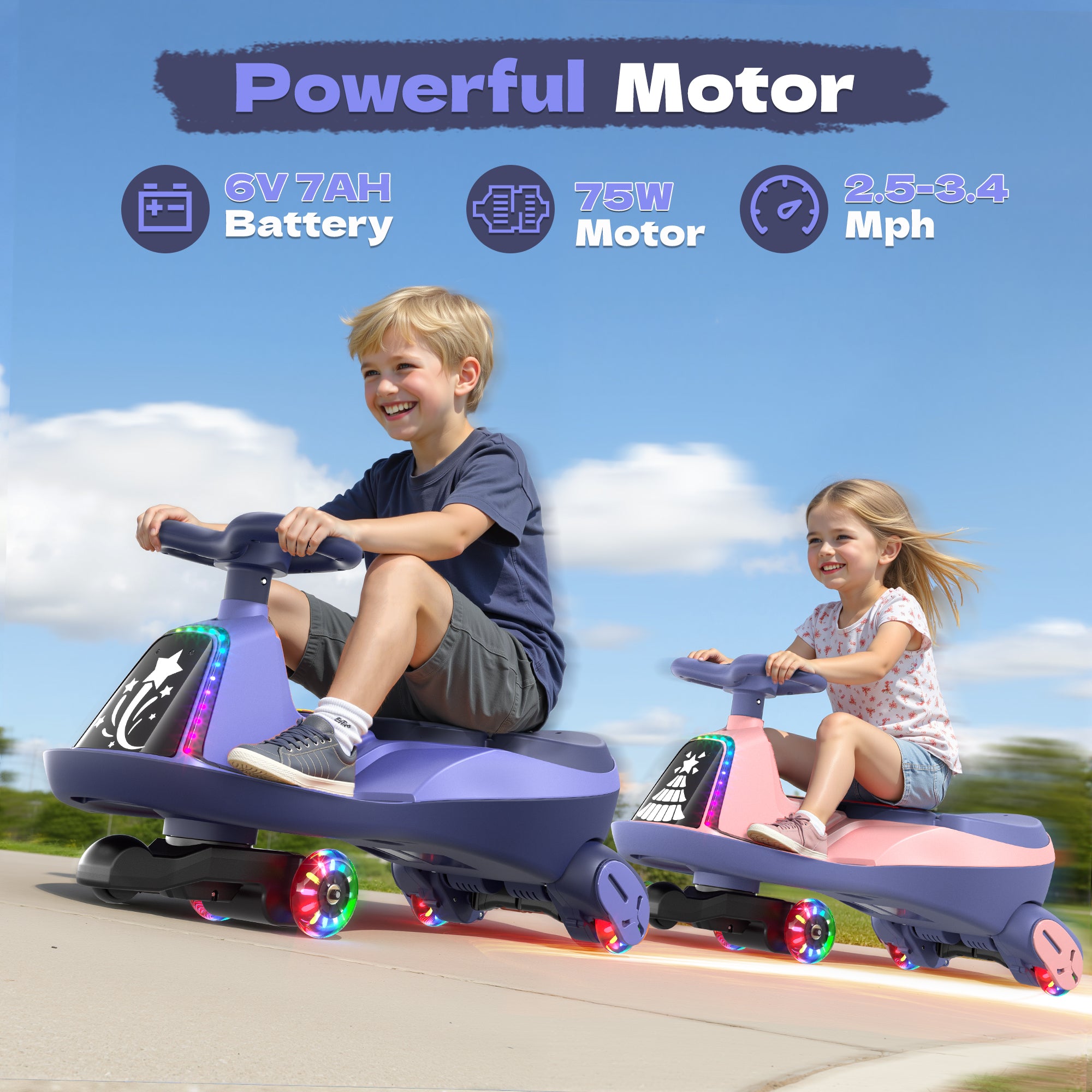 6V Electric Wiggle Car