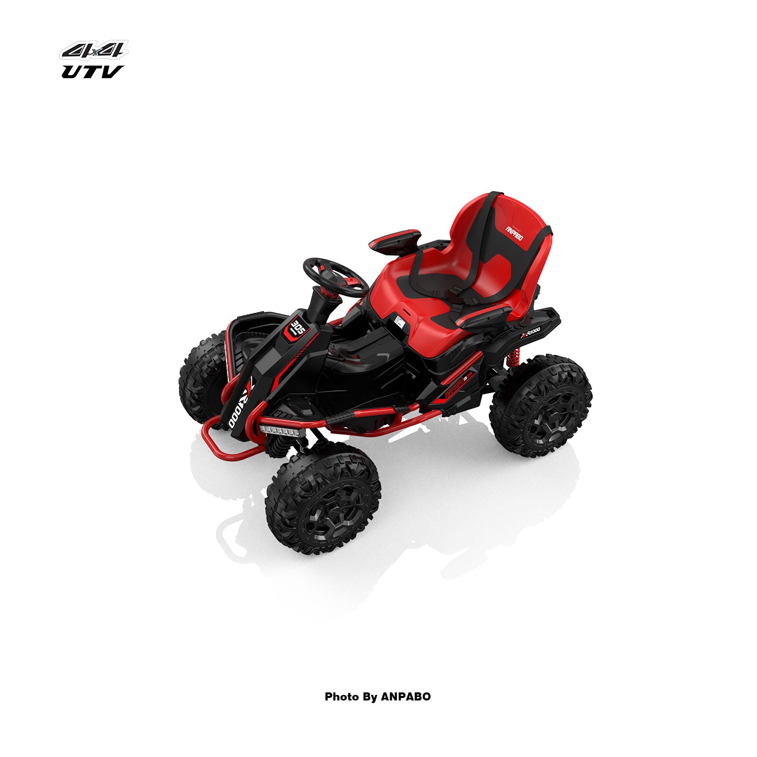 24V ANPOBO Direct Terrain Ride-On Buggy with Remote-red