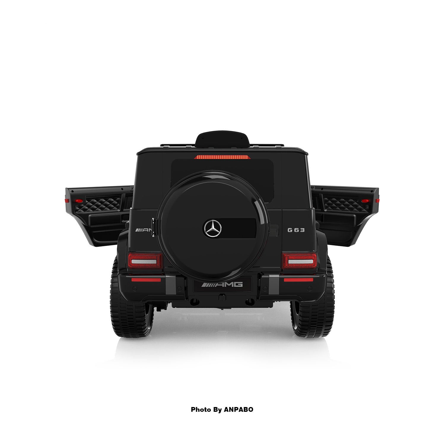 12V 2-Seater Mercedes-Benz Licensed G63 Kids Ride On Car/SUV with Remote Control-black