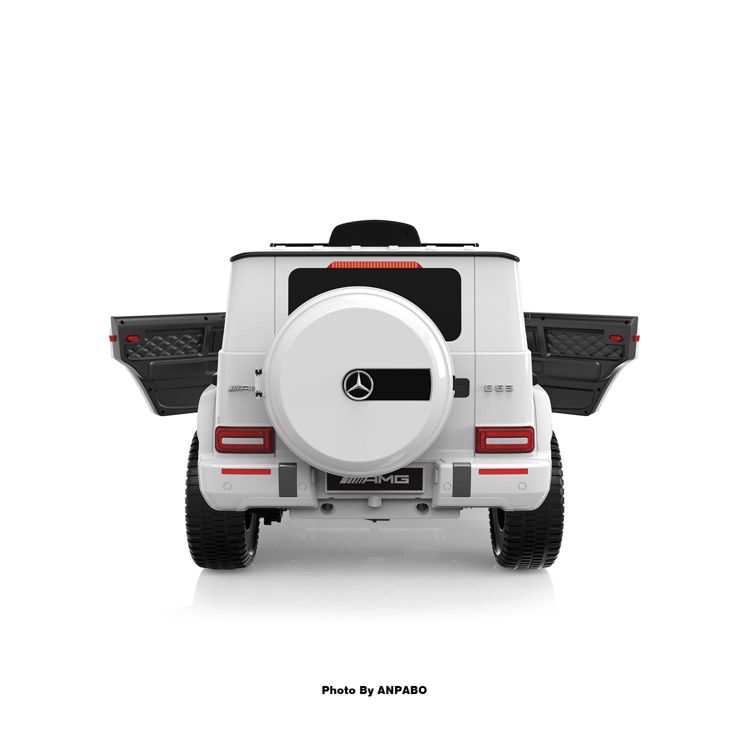 12V 2-Seater Mercedes-Benz Licensed G63 Kids Ride On Car/SUV with Remote Control-white