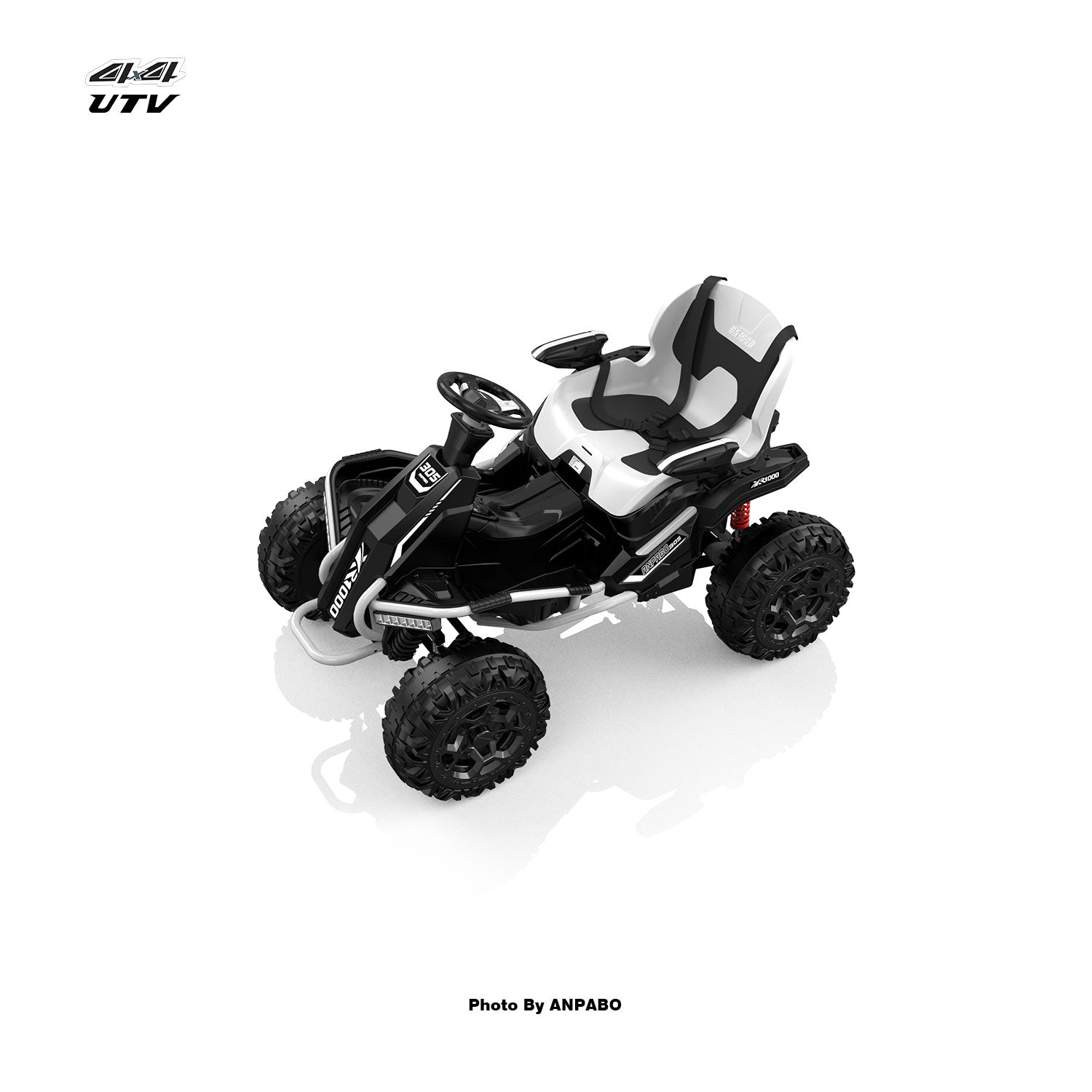 24V ANPOBO Direct Terrain Ride-On Buggy with Remote-white