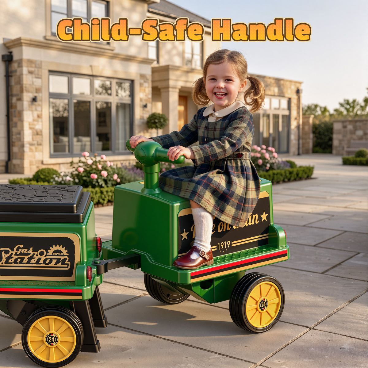 12V Trackless Ride-On Train Set