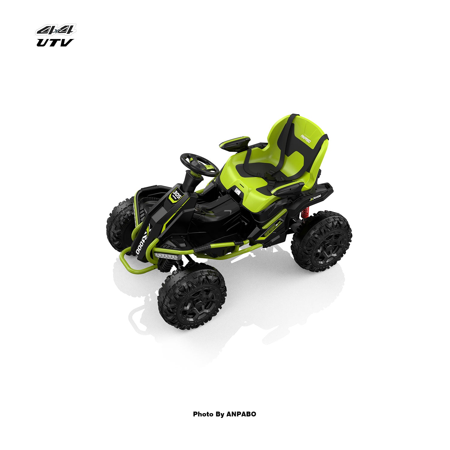 24V ANPOBO Direct Terrain Ride-On Buggy with Remote-green