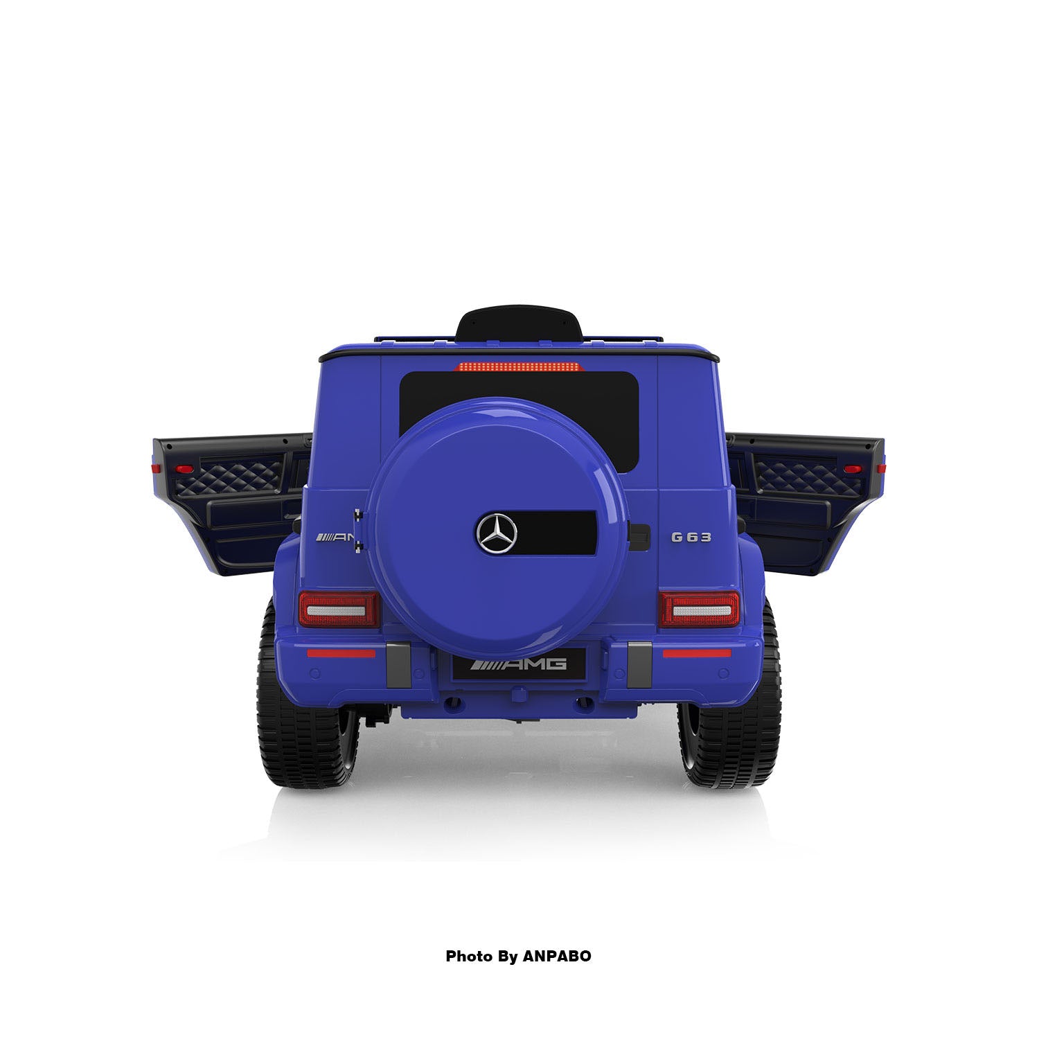 12V 2-Seater Mercedes-Benz Licensed G63 Kids Ride On Car/SUV with Remote Control-blue