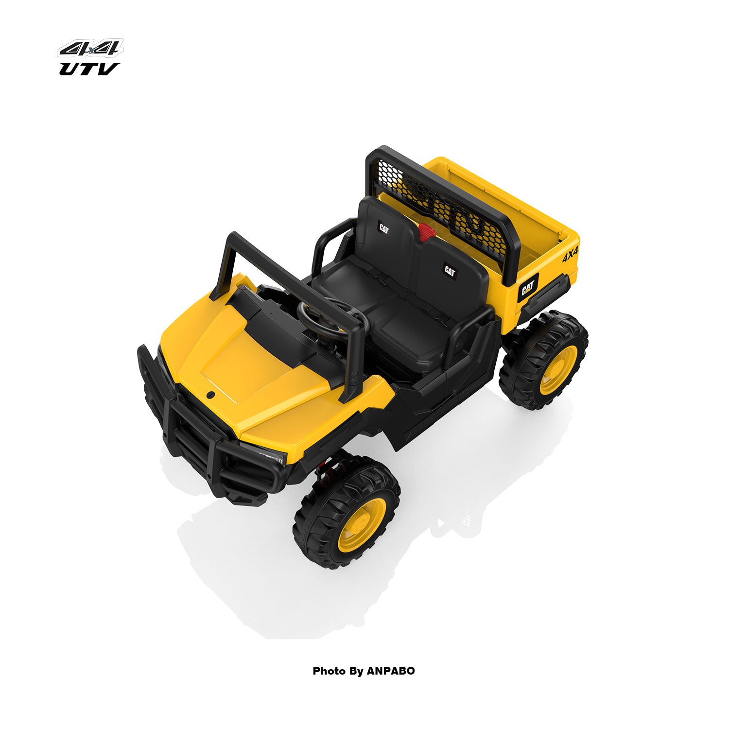 24V ANPABO Licensed Caterpillar Ride On Dump Truck with Remote Control