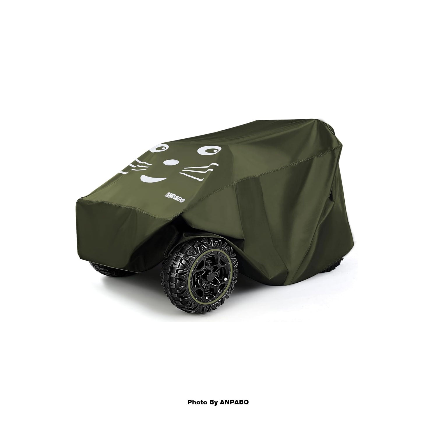 Kids Ride-On Car Cover, Waterproof All-Weather Protection-green